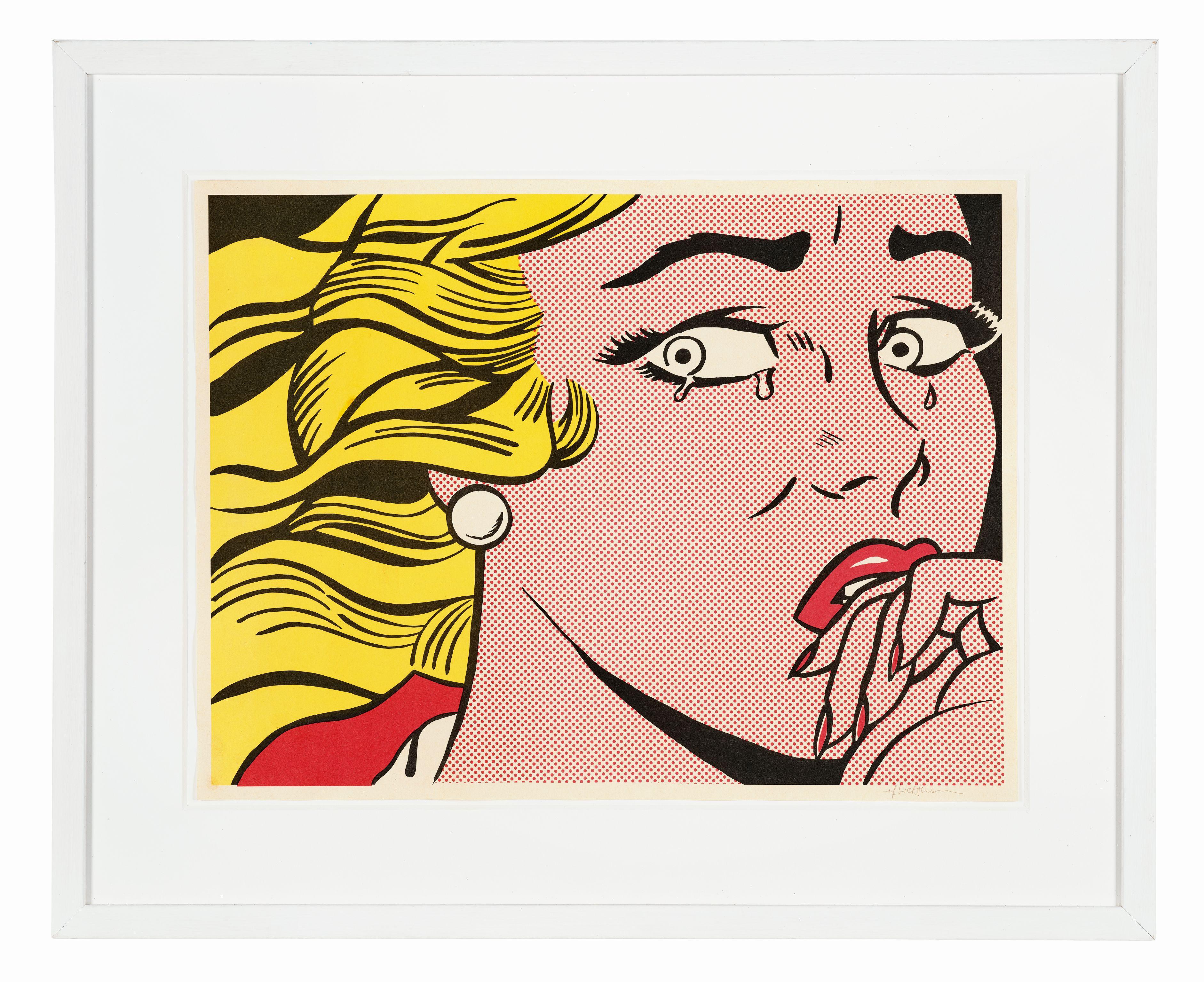 La fille qui pleure - Print de Roy Lichtenstein