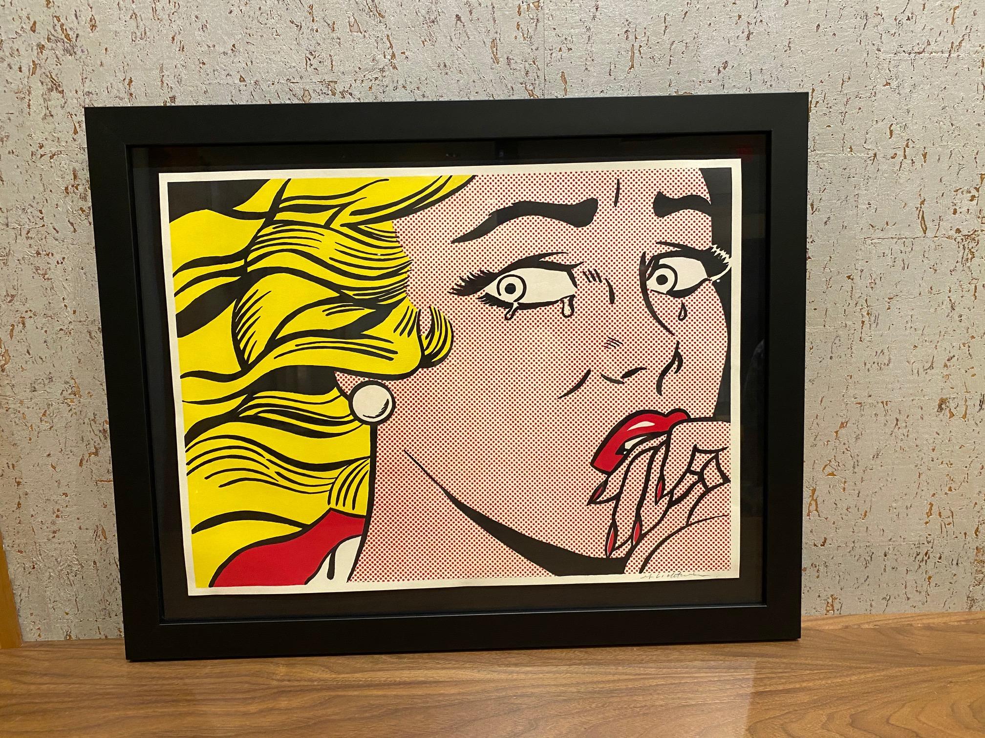 Crying Girl - Contemporary Print by Roy Lichtenstein