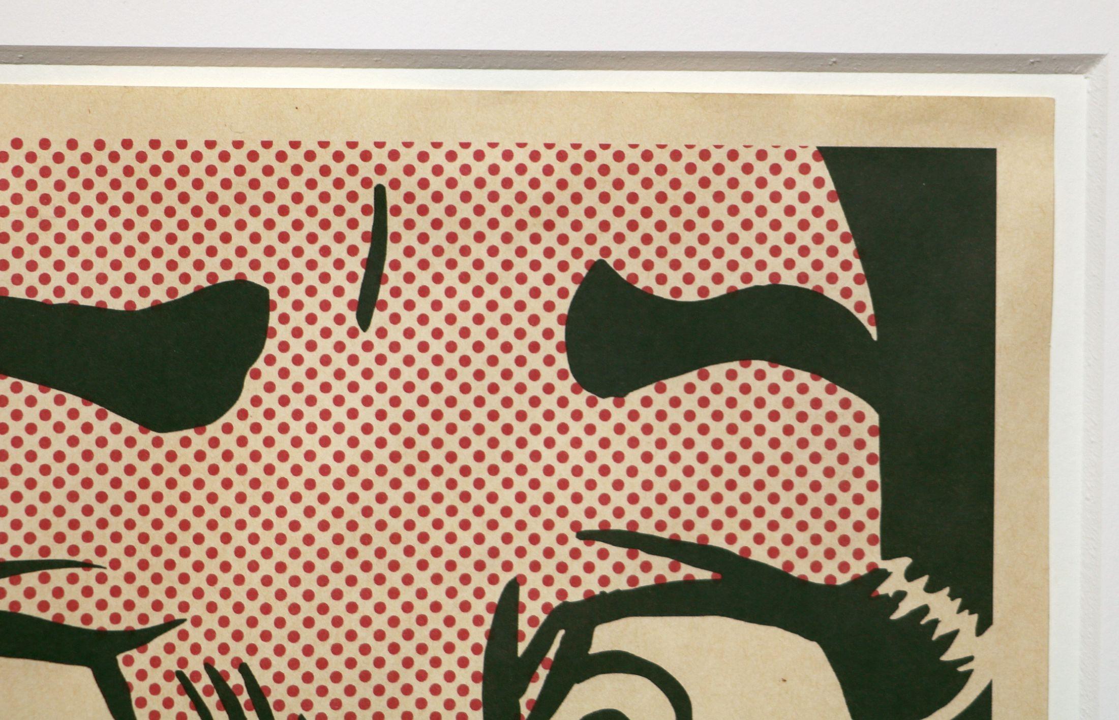 Signé à la main au crayon en bas à droite. Imprimé par Colorcraft, New York. Publié par Leo Castelli Gallery, New York. D'une édition de taille inconnue. Catalogue Raisonné The Prints of Roy Lichtenstein 1948-1997 : Corlett II.1.