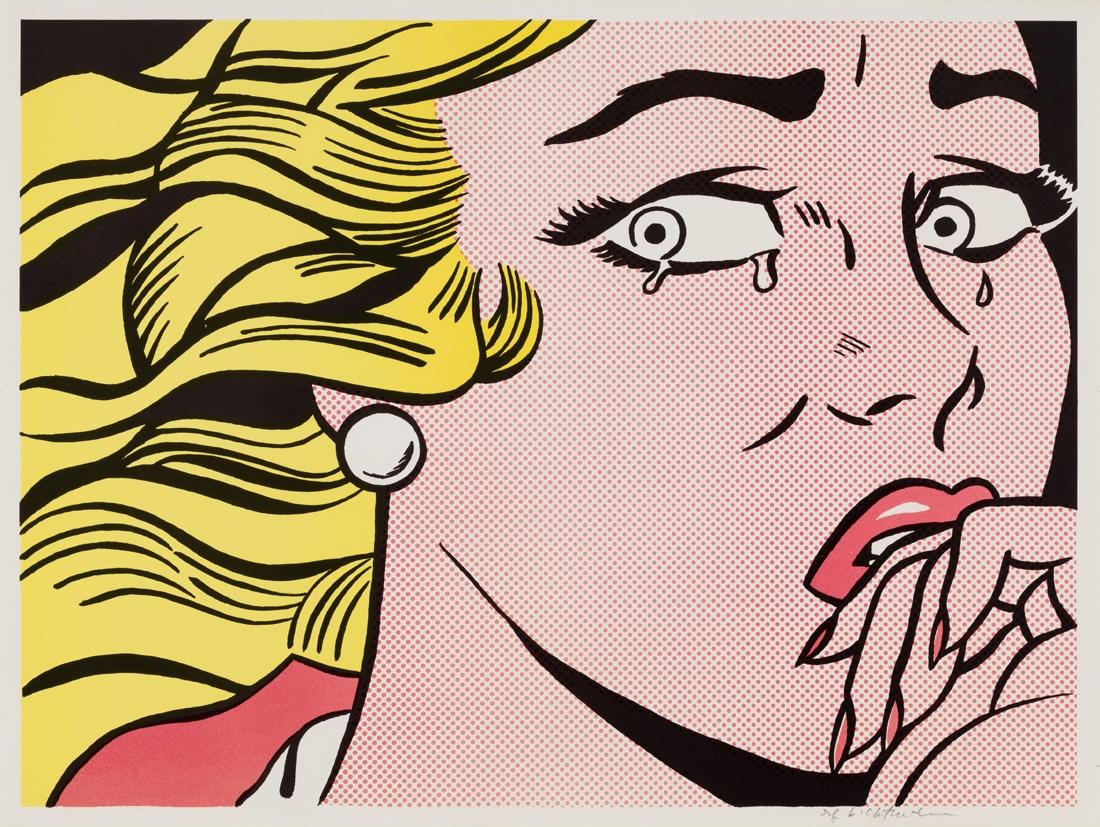 Crying Girl - Print by Roy Lichtenstein