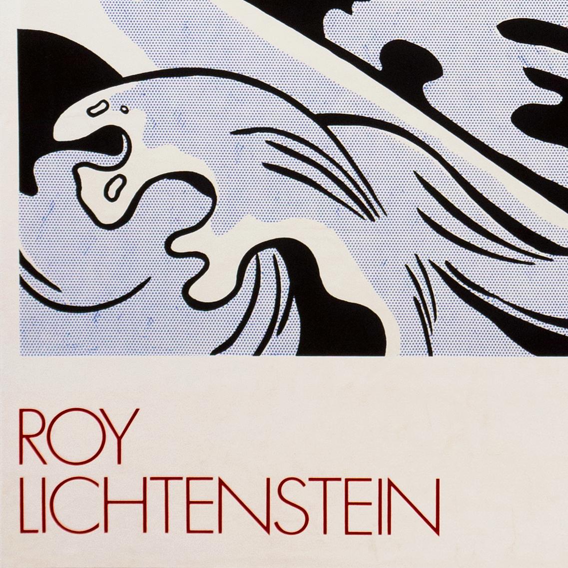 'Drowning Girl' after Roy Lichtenstein, Very Large, Artist Signed, NYMoMA Pop Art Exhibition Poster, Guggenheim
---
Vintage, 1989, The Museum of Modern Art, New York, full-size exhibition poster; pencil-signed by the artist, lower right, 'R.