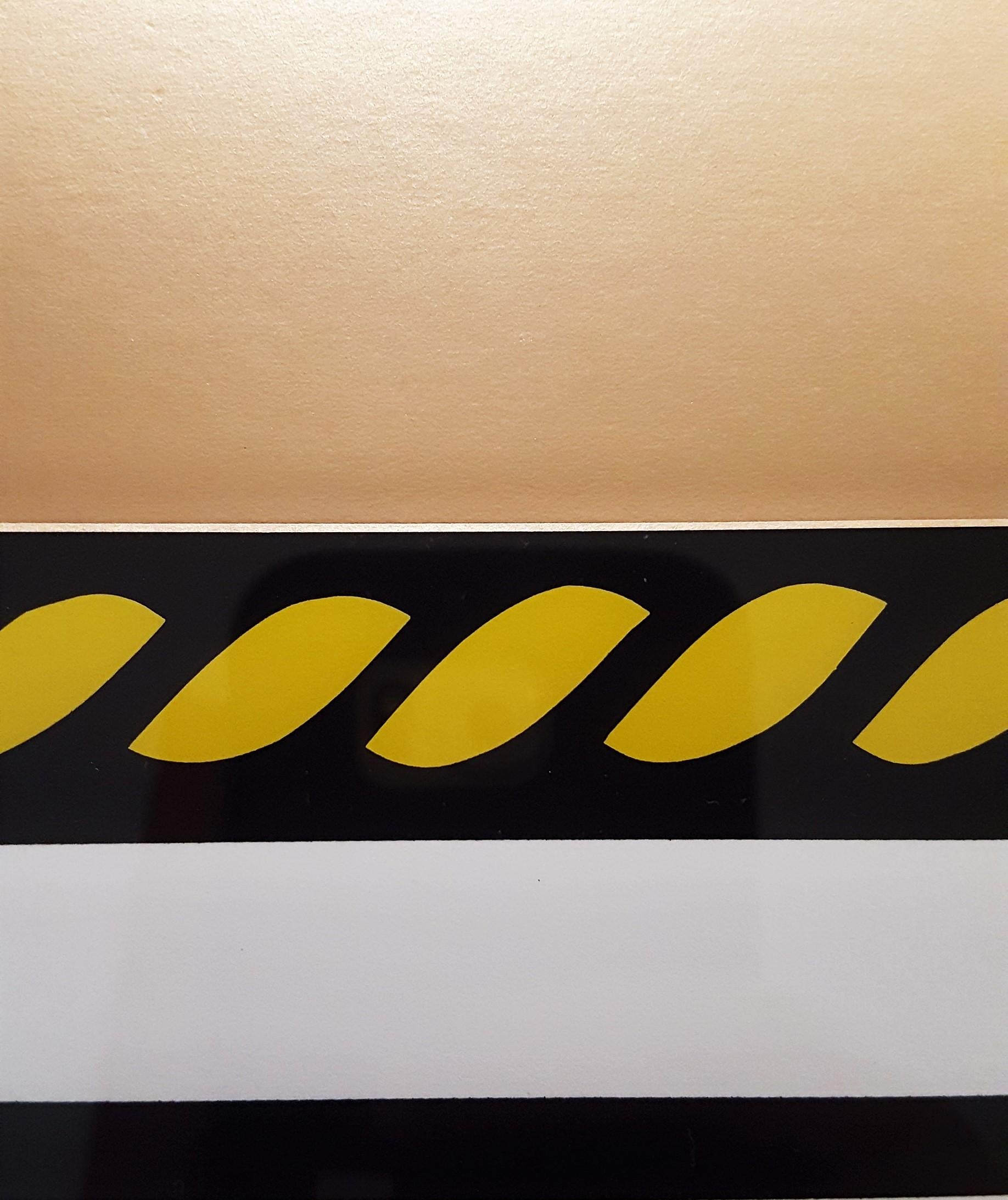 Entablature IV /// Pop Art Roy Lichtenstein Large Design Architecture Pattern For Sale 8