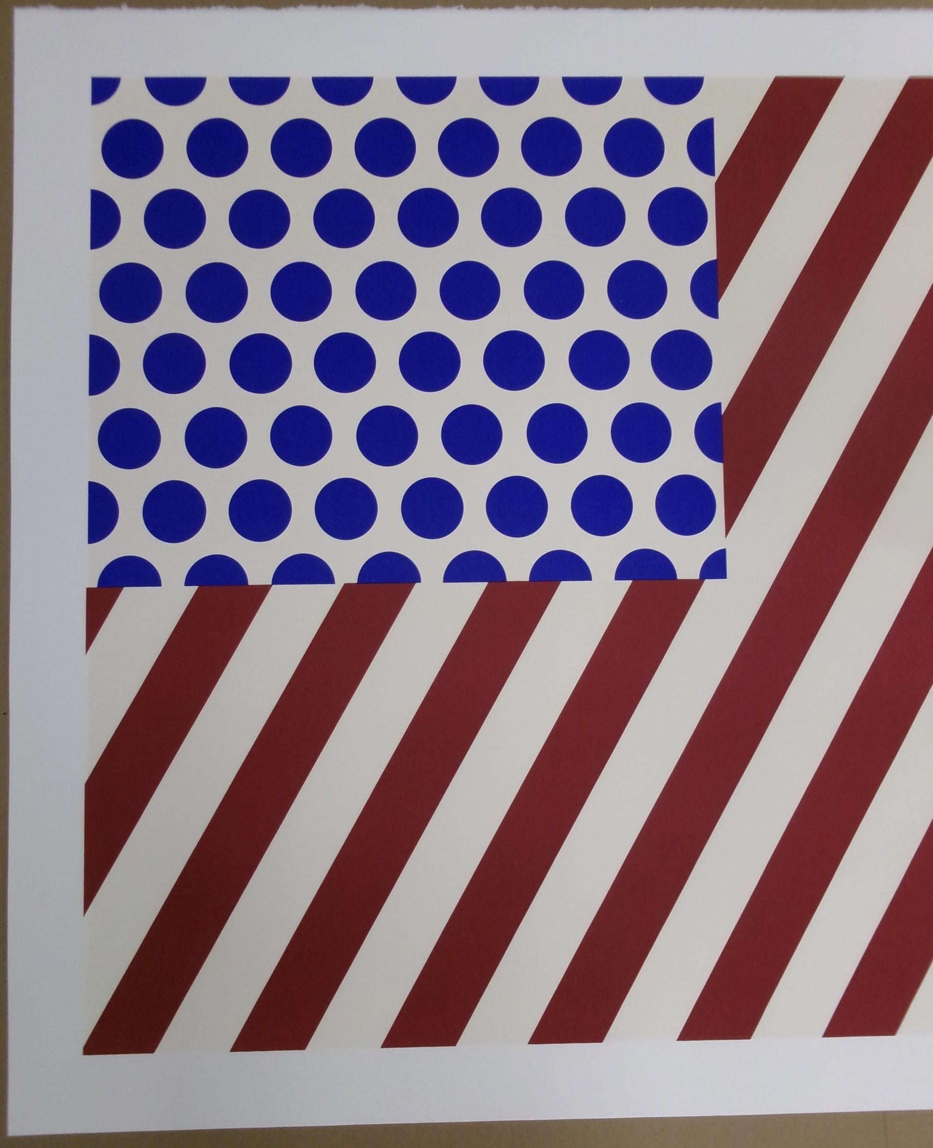 Hand signed rf Lichtenstein, numbered and dated '85 in pencil lower right. Printed by Studio Henrici, New York. Published by the artist, for the Institute of Contemporary Art, University of Pennsylvania, Philadelphia. Catalogue Raisonné The Prints