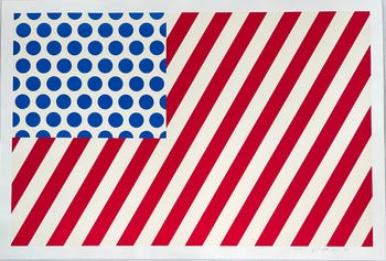 Forms in Space, 1985, by Roy Lichtenstein