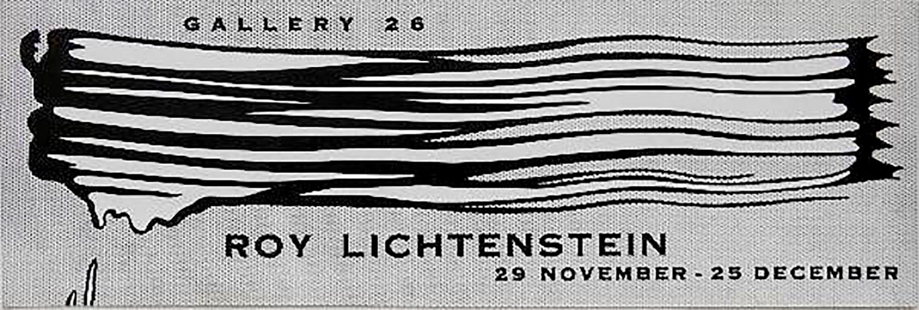 Gallery 26 Exhibition Poster - Print by Roy Lichtenstein