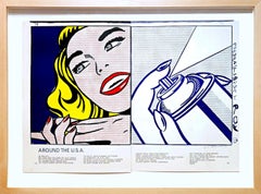 Girl With Spray Can, from the Deluxe hand signed edition of 1 Cent Life (ed 100)