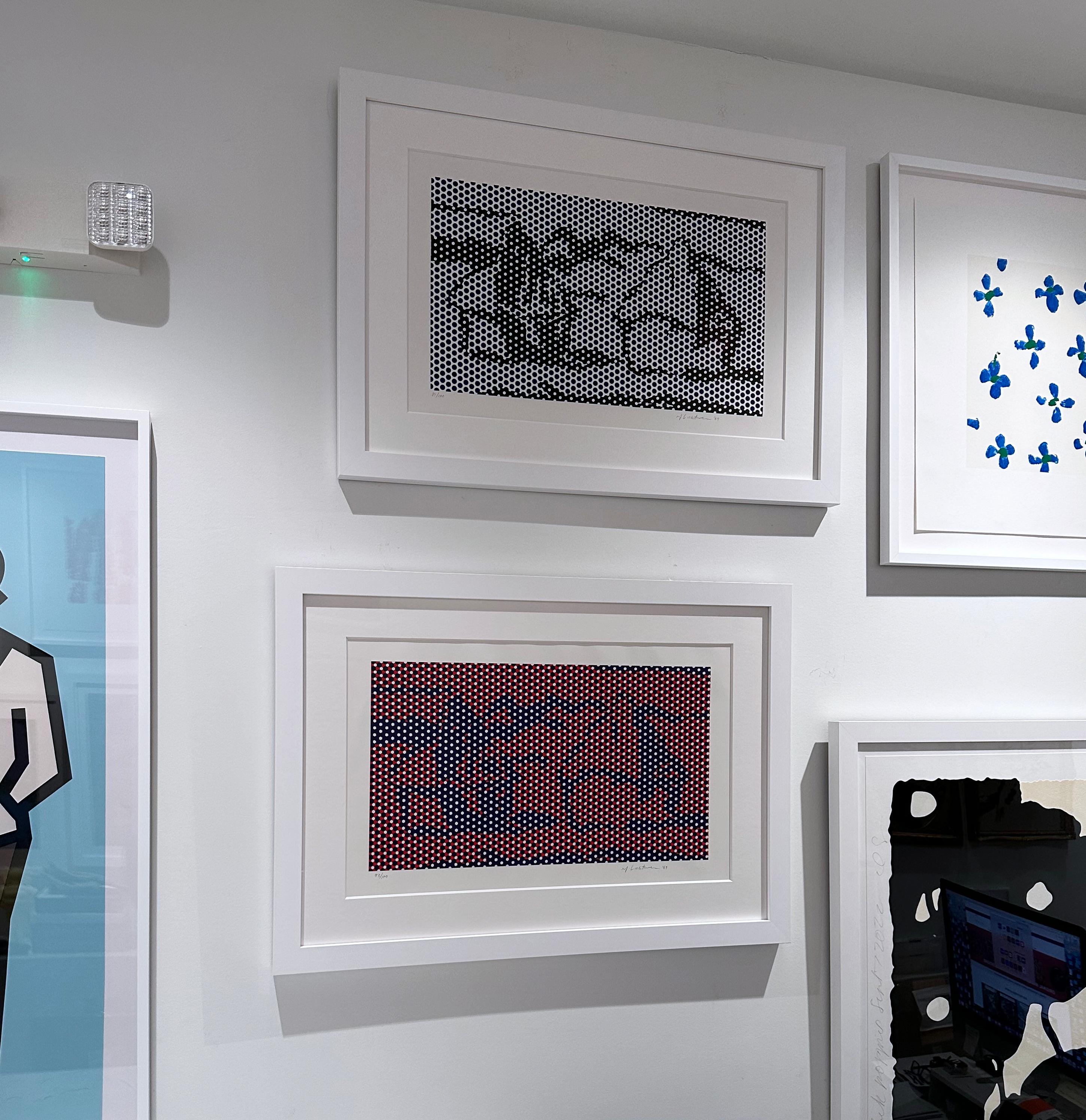 Artist: Roy Lichtenstein
Title: Haystack #3
Portfolio: Haystack
Medium: Lithograph and screenprint on Rives BFK paper
Year: 1969
Edition: 81/100
Frame Size: 25