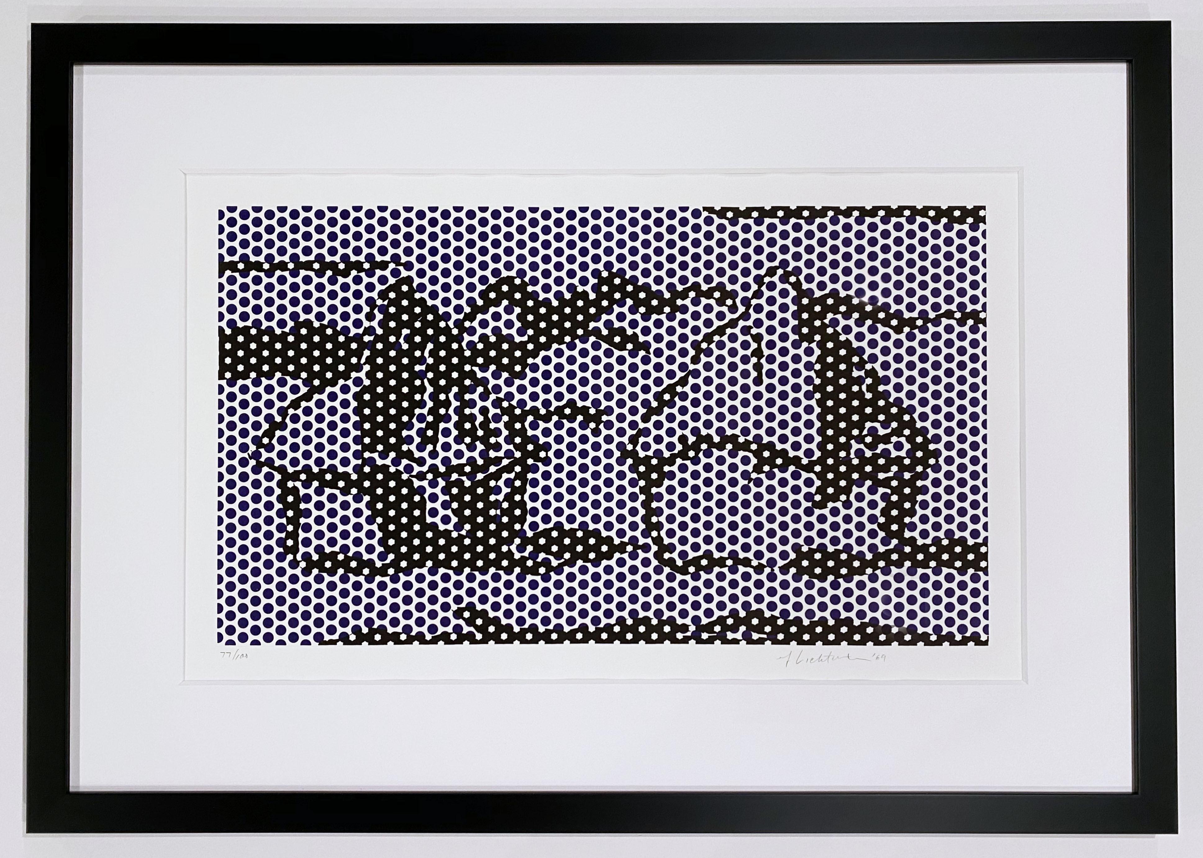 Roy Lichtenstein Abstract Print - Haystack #3