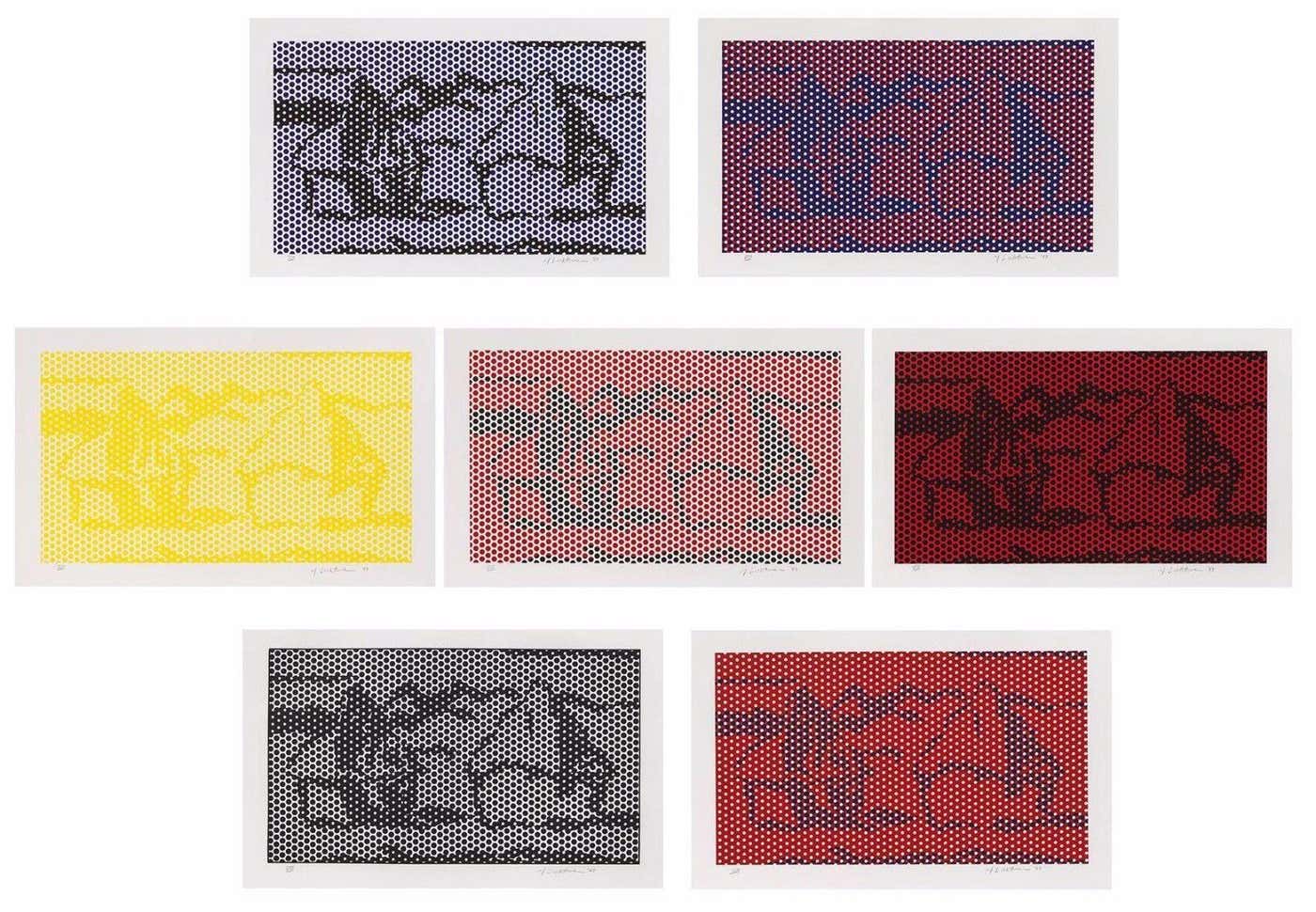 Roy Lichtenstein - HAYSTACK SERIES #1 TO 7 at 1stDibs | roy ...