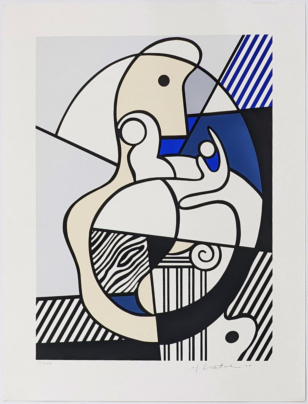 Roy Lichtenstein Portrait Print - HOMAGE TO MAX ERNST