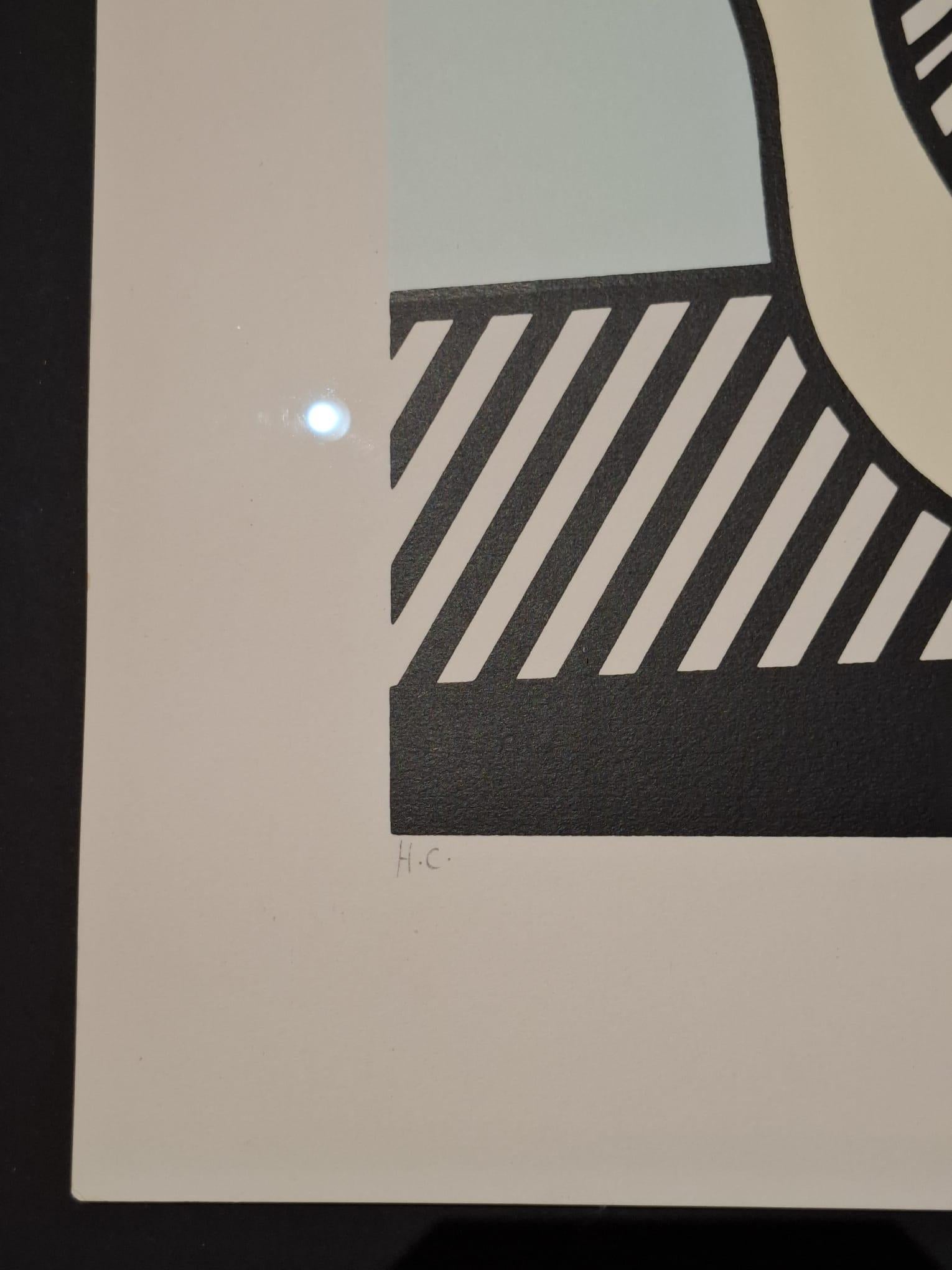 Hommage à Max Ernst - Abstrait Print par Roy Lichtenstein