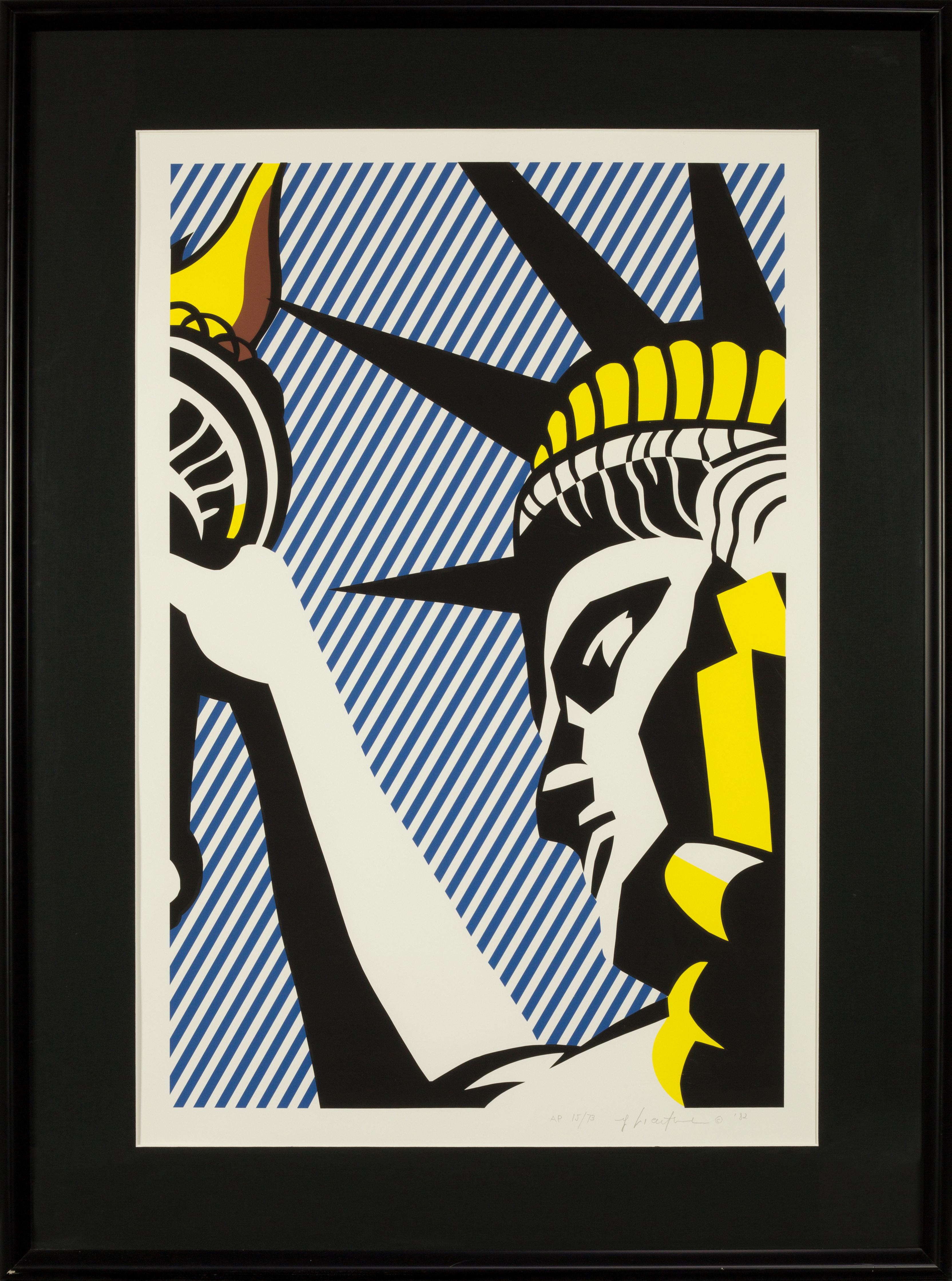 Roy Lichtenstein - I Love Liberty, 1982 For Sale at 1stDibs | roy ...