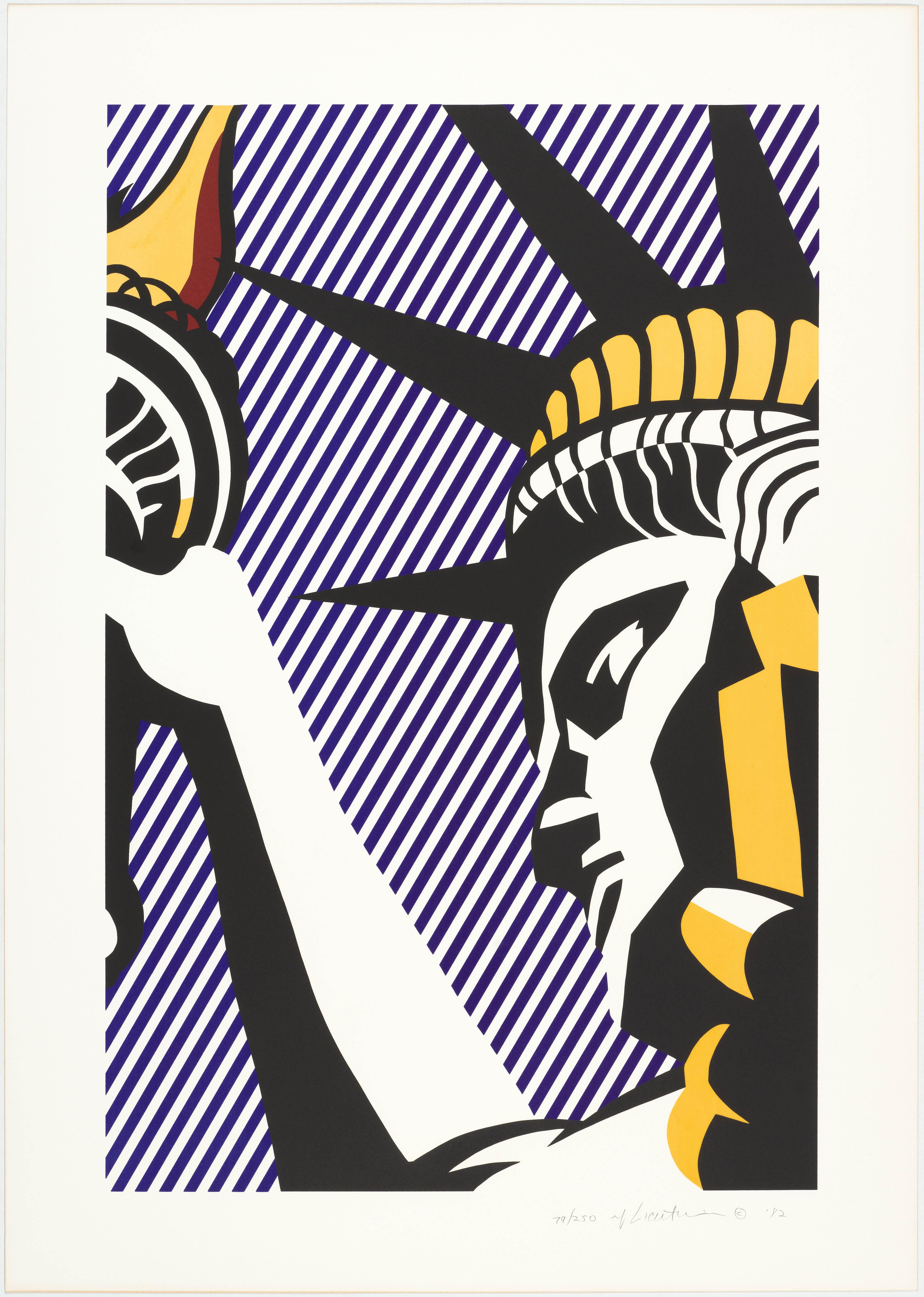 I Love Liberty - Print by Roy Lichtenstein