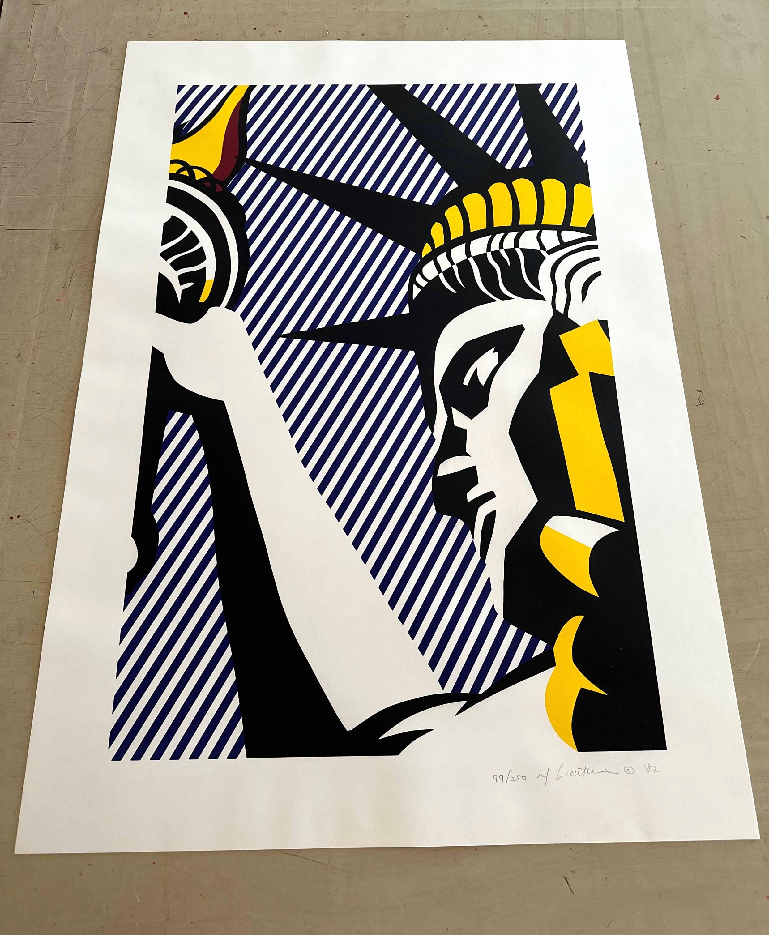 I Love Liberty - Print by Roy Lichtenstein