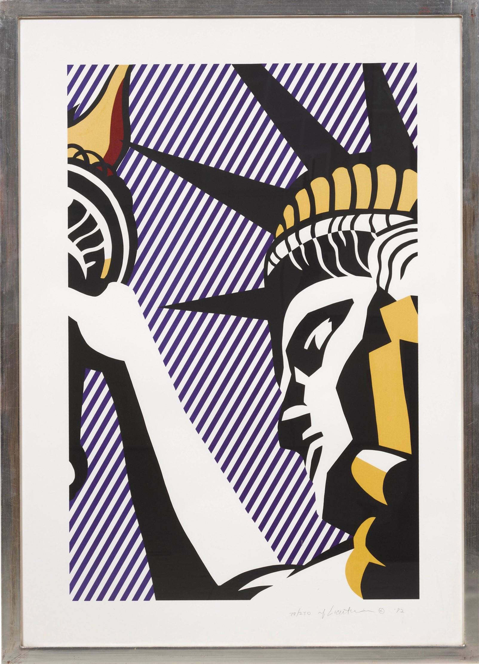 Roy Lichtenstein Print - I Love Liberty
