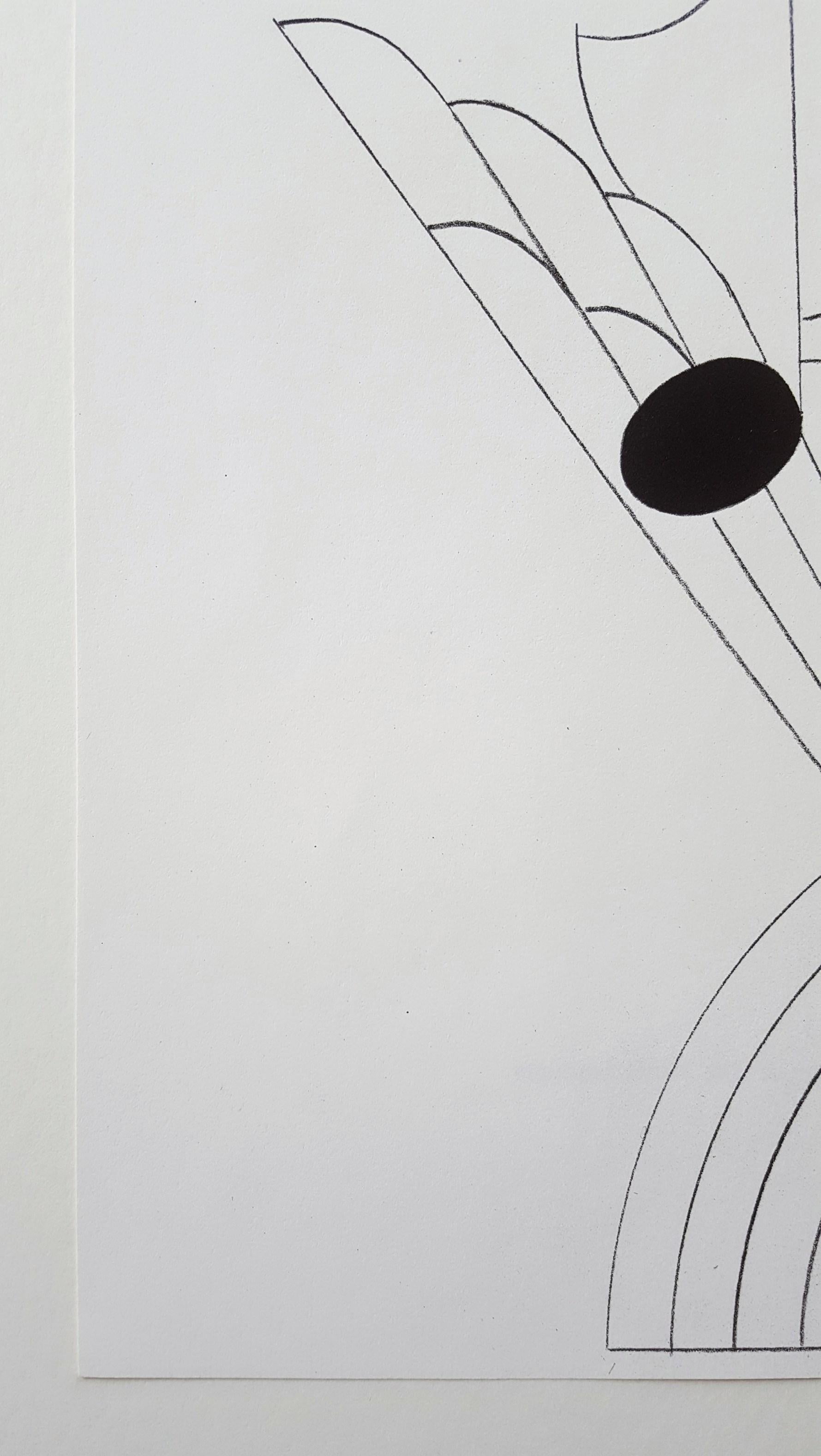 Illustration für „Romanze, or The Music Students“ (I) & (II) – Print von Roy Lichtenstein