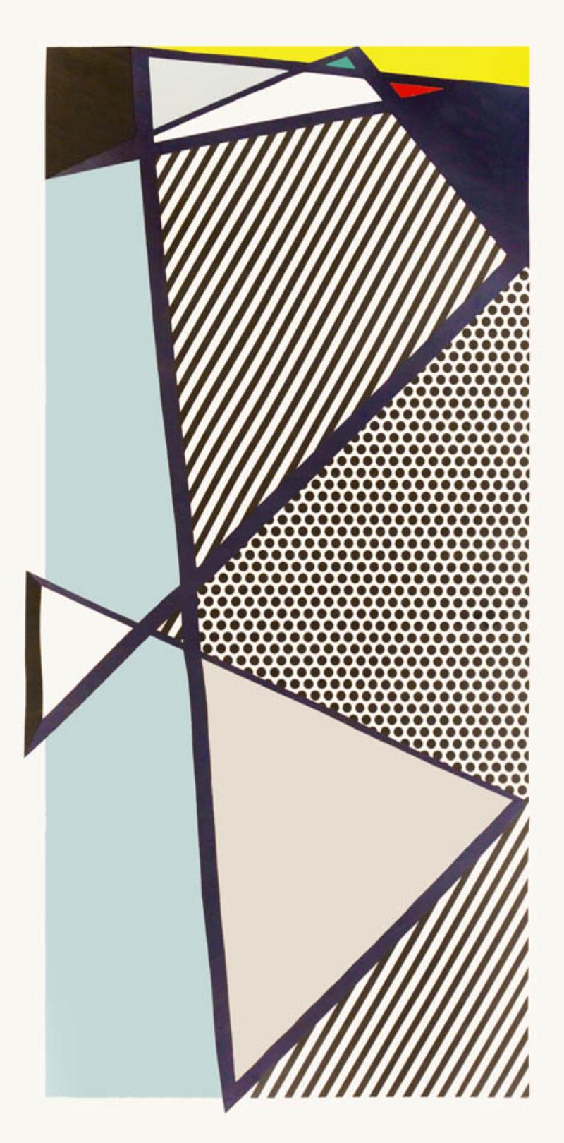 Roy Lichtenstein Abstract Print - Imperfect Print for B.A.M.