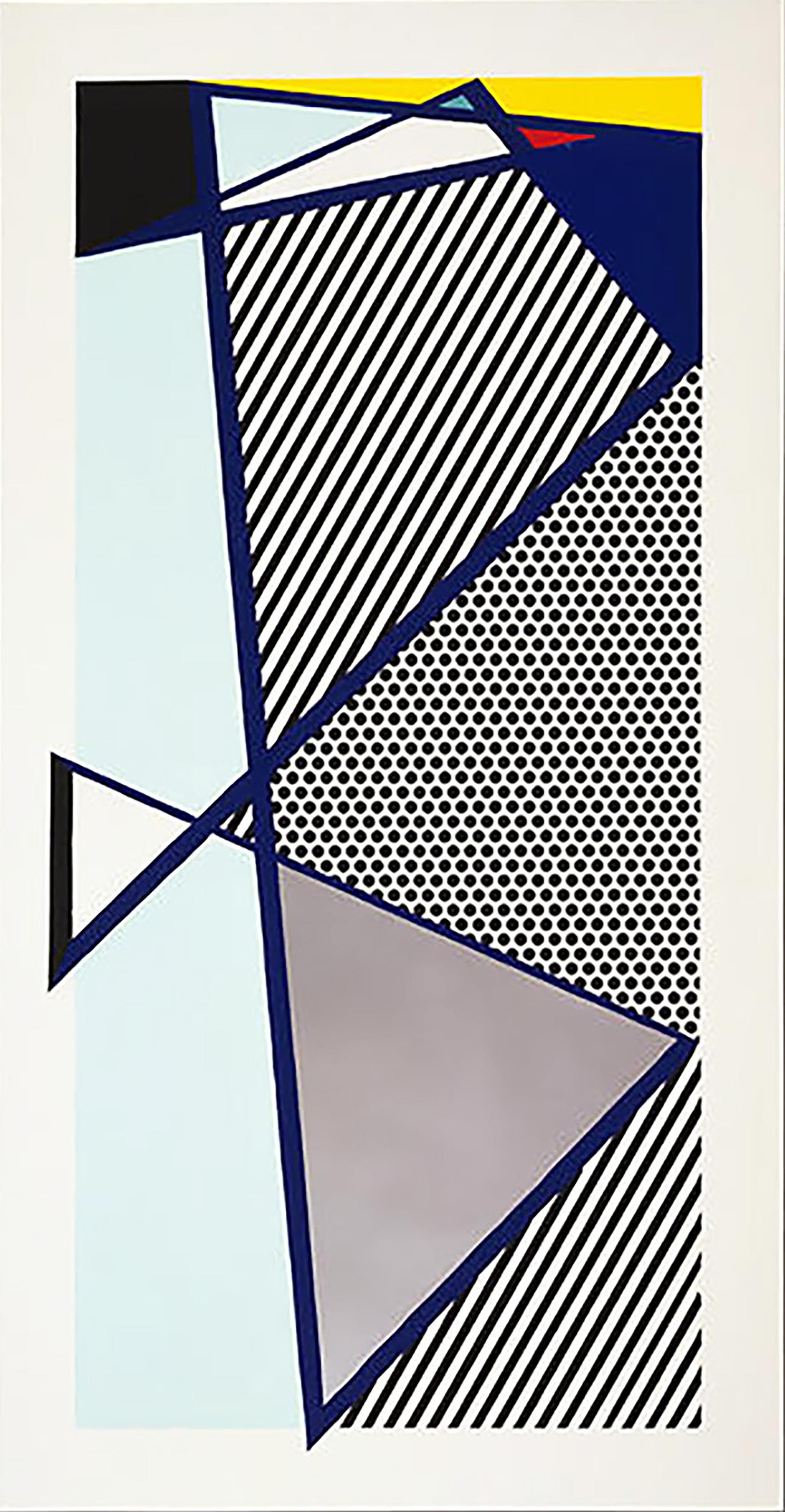 Roy Lichtenstein Abstract Print - Imperfect Print for B.A.M.