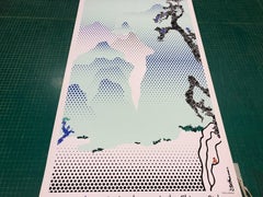 Landscape with Philosopher ORIGINAL SERIGRAPH