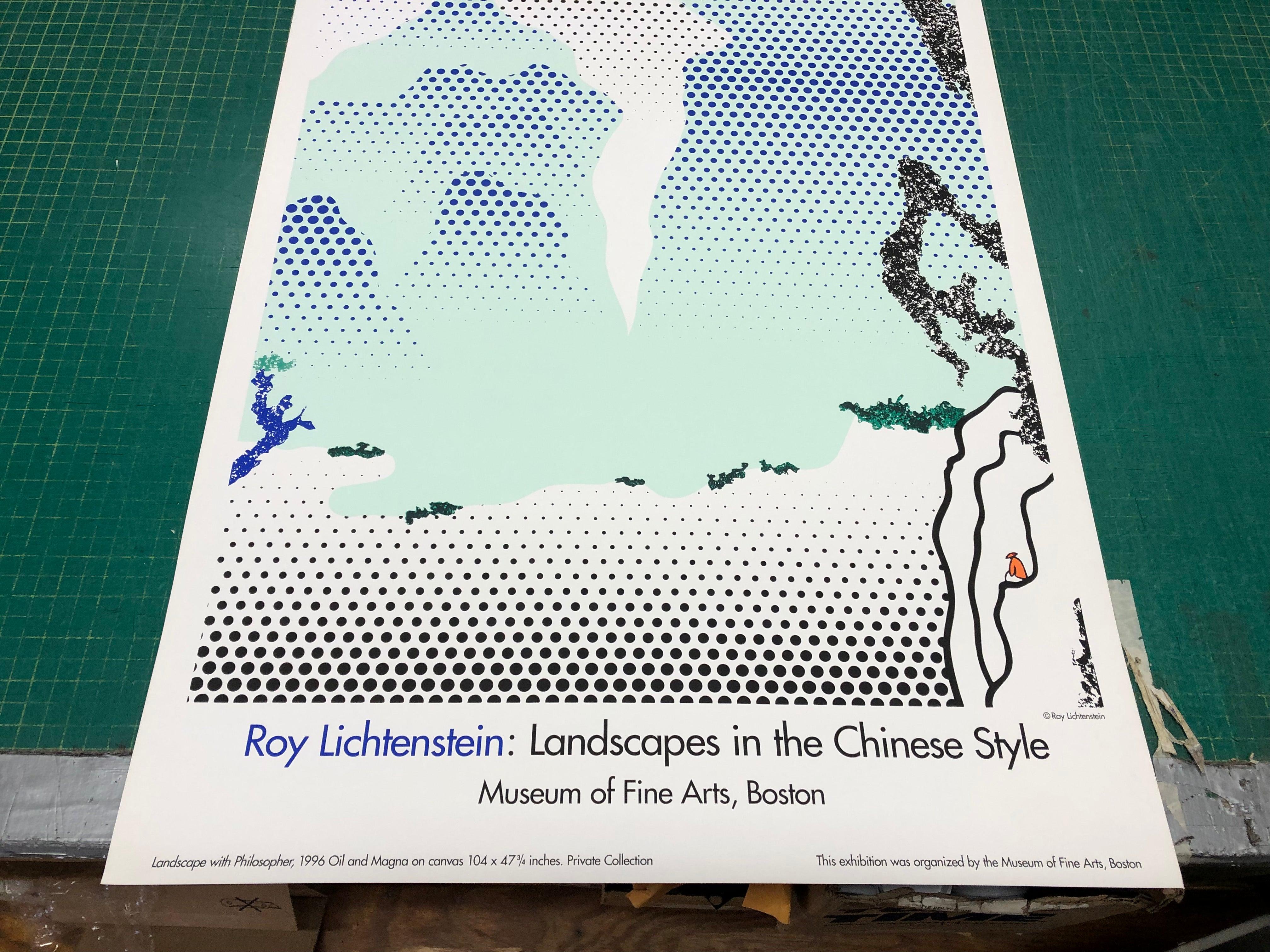 Landscape with Philosopher ORIGINAL SERIGRAPH 3