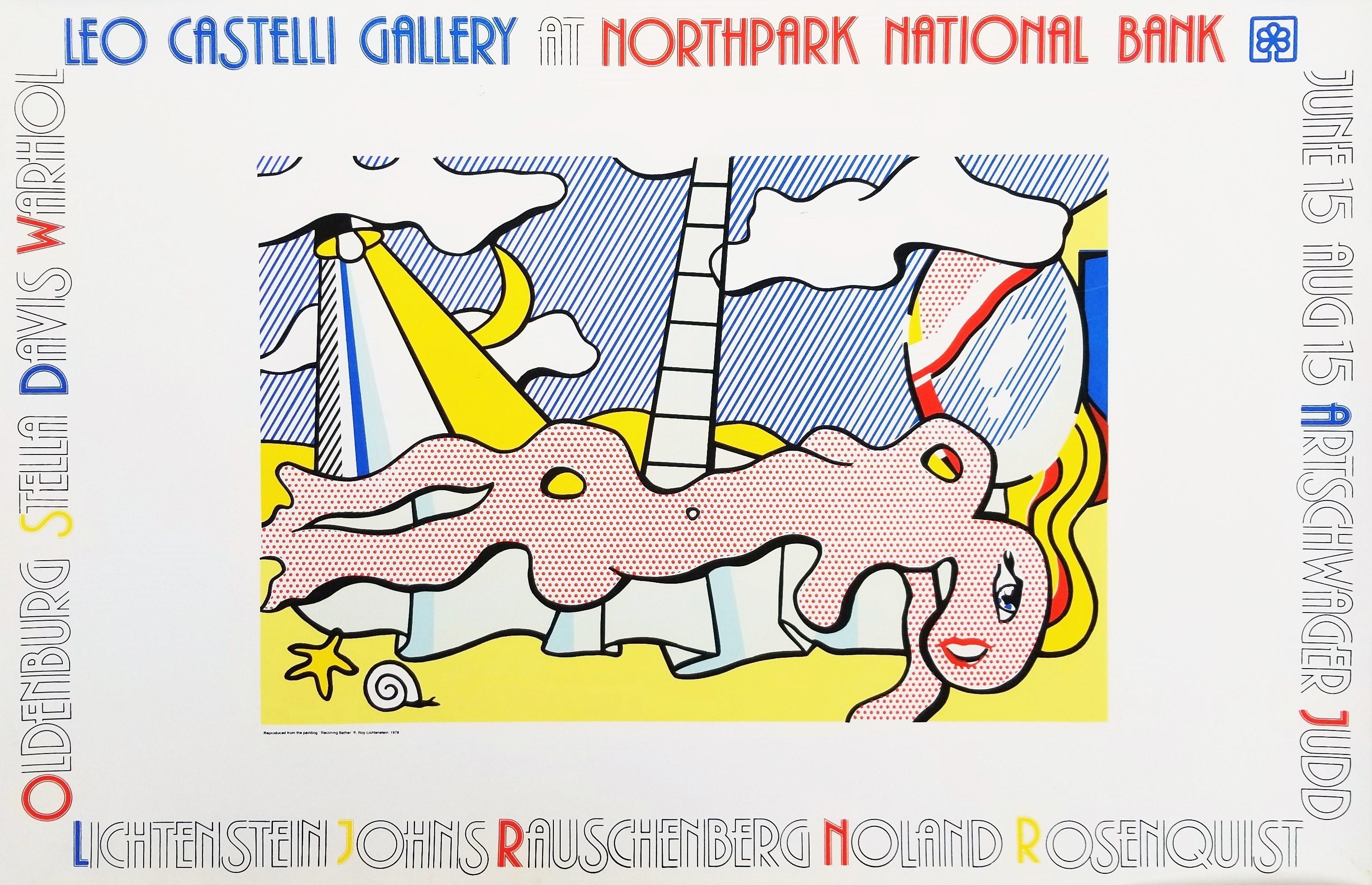 Leo Castelli Gallery at Northpark National Bank (Reclining Bather) Poster
