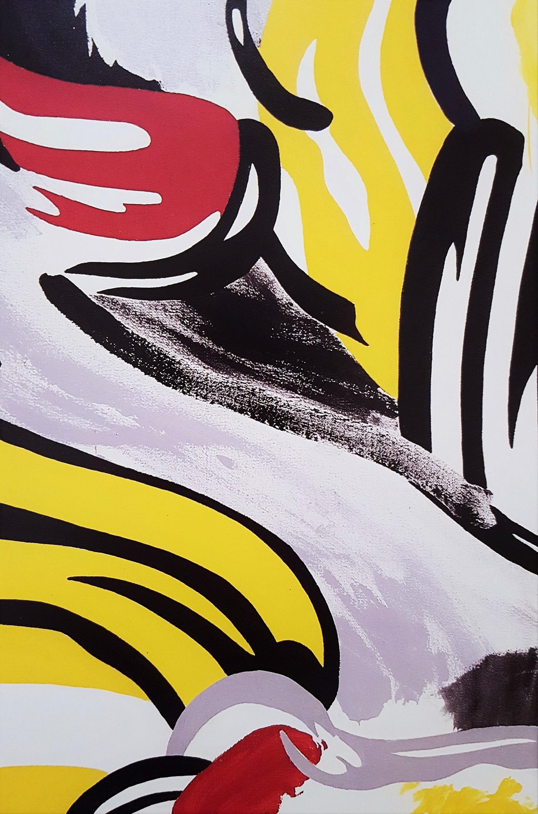 Leo Castelli Gallery (Landscape with Red Sky) Poster /// Roy Lichtenstein Pop en vente 9