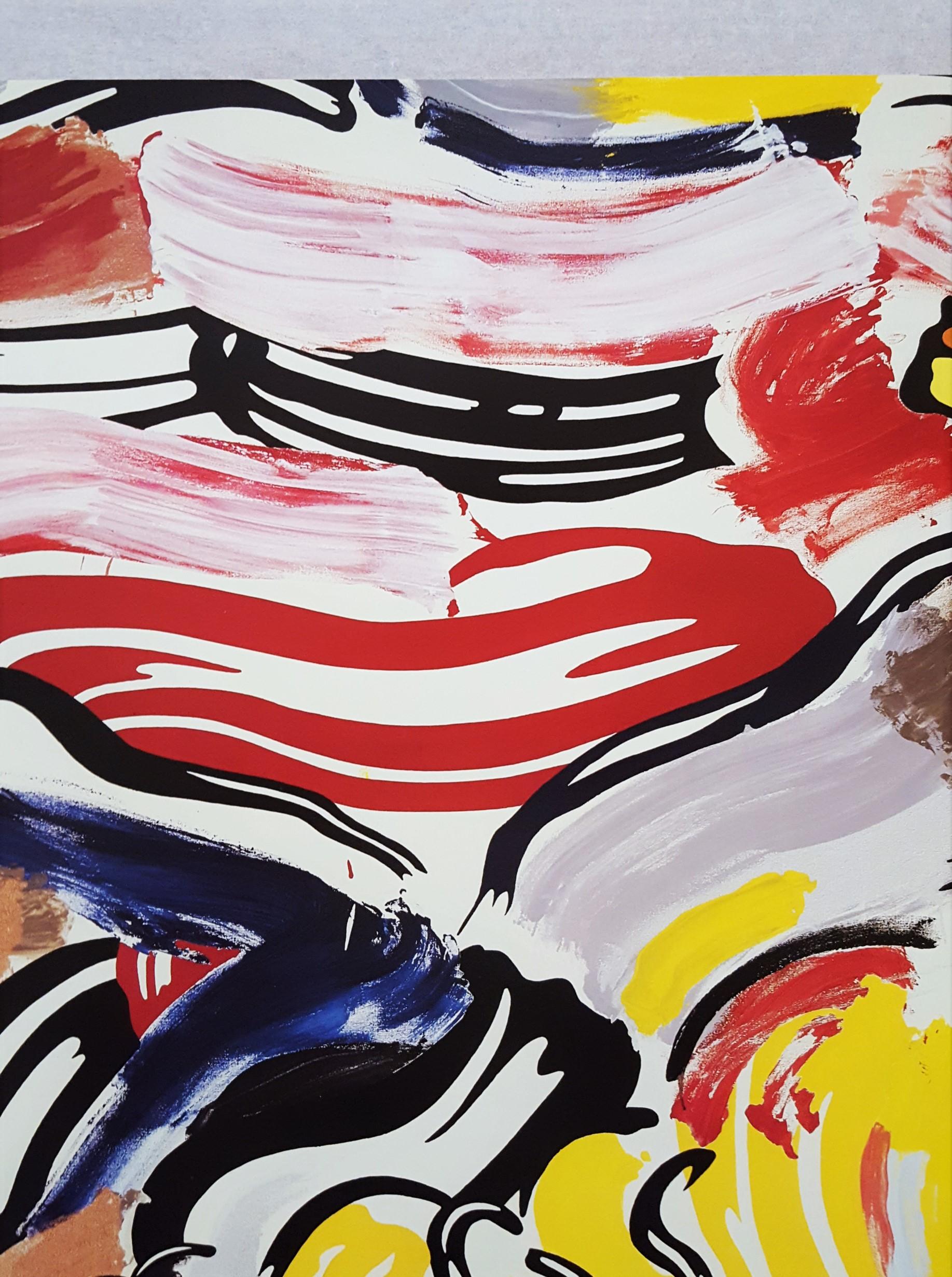 Leo Castelli Gallery (Landscape with Red Sky) Poster /// Roy Lichtenstein Pop en vente 6