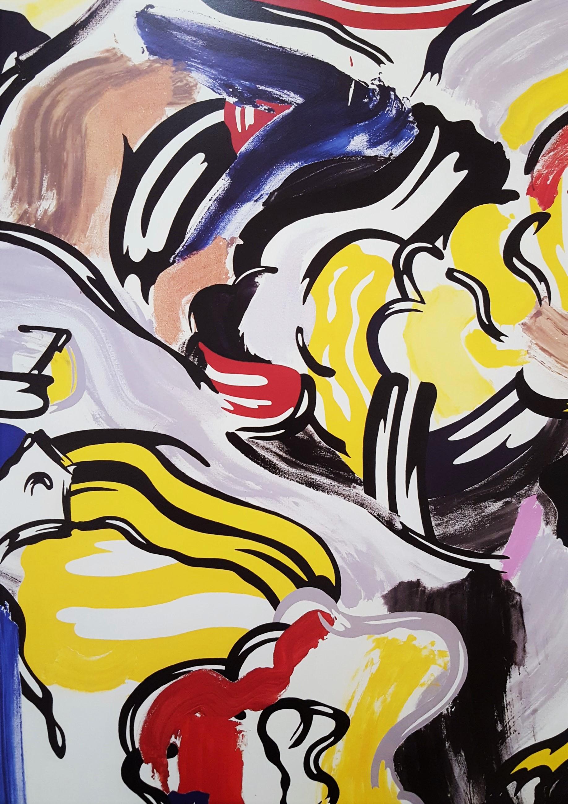 Leo Castelli Gallery (Landscape with Red Sky) Poster /// Roy Lichtenstein Pop en vente 8