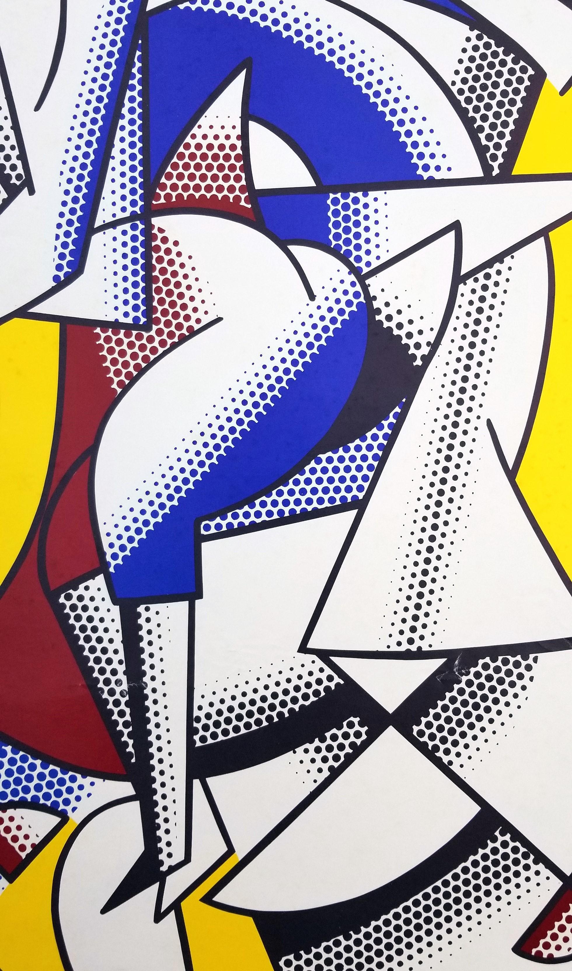 Galería Leo Castelli (El jinete rojo) Póster (Firmado) //// Roy Lichtenstein en venta 12