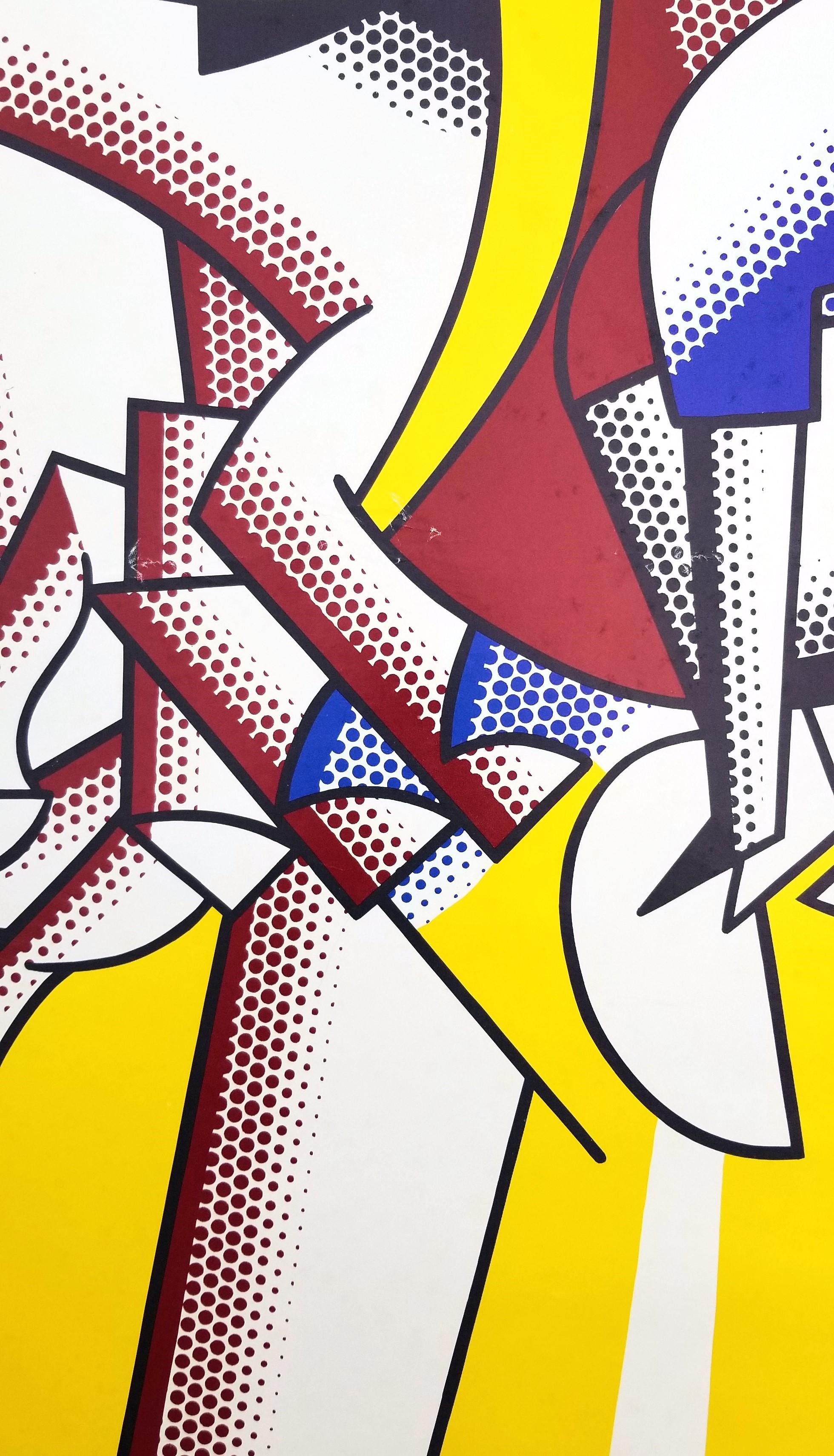 Galería Leo Castelli (El jinete rojo) Póster (Firmado) //// Roy Lichtenstein en venta 14
