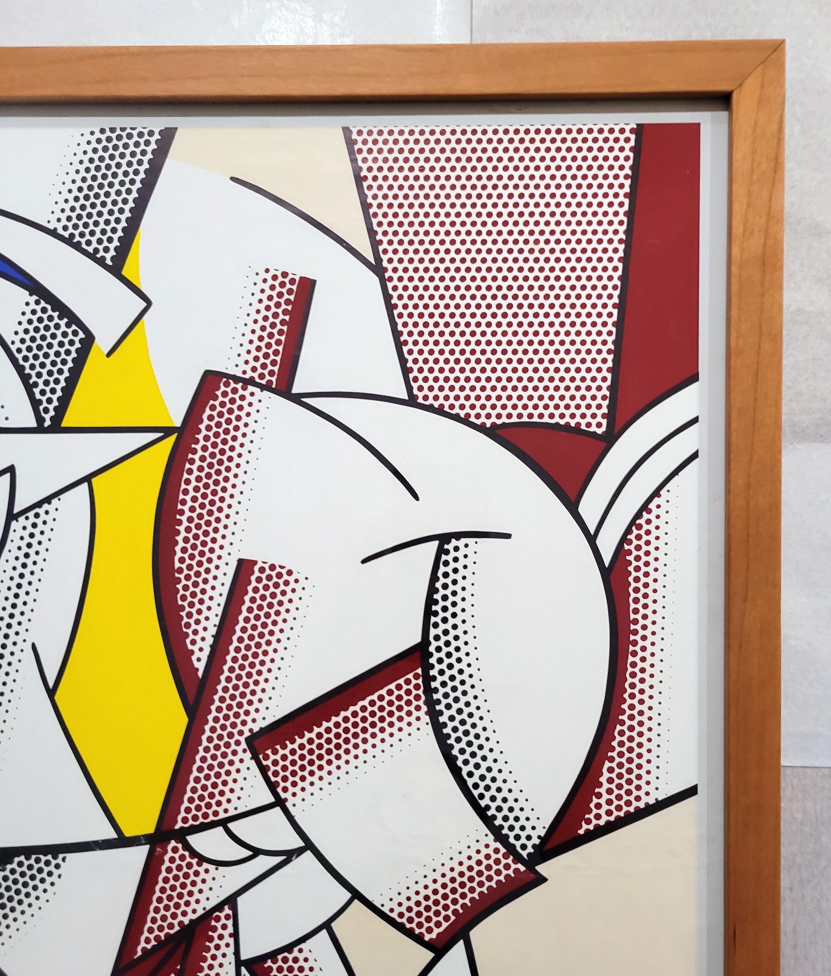 Galería Leo Castelli (El jinete rojo) Póster (Firmado) //// Roy Lichtenstein en venta 5