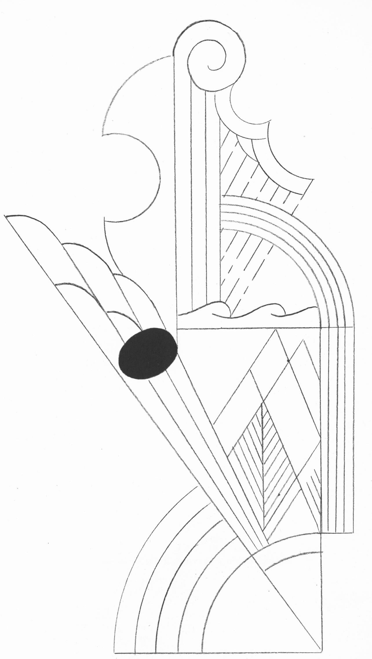Lichtenstein, Composition, In Memory of My Feelings (après) - Print de Roy Lichtenstein