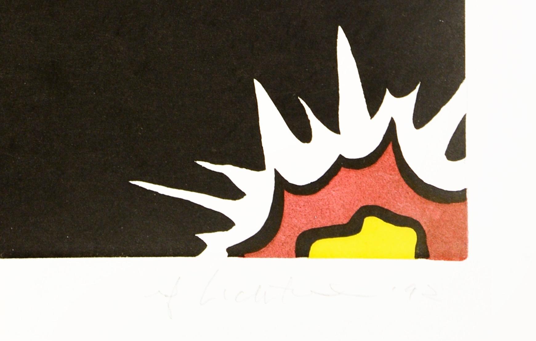 Illustration for ‘Hüm-Bum!’, from La Nouvelle Chute de l'Amérique - Pop Art Print by Roy Lichtenstein