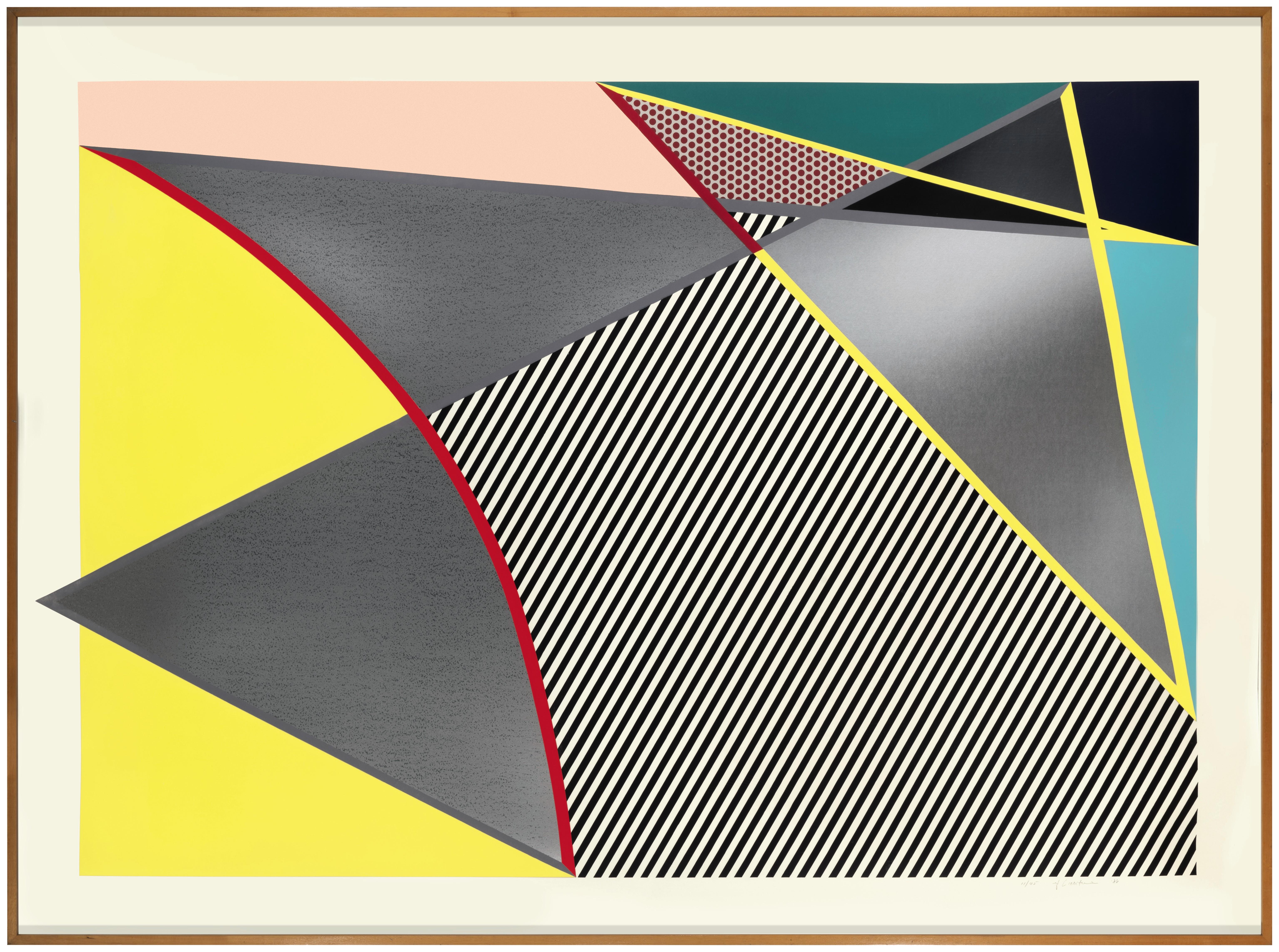 Roy Lichtenstein Abstract Print - Imperfect 2, from: Imperfect Series