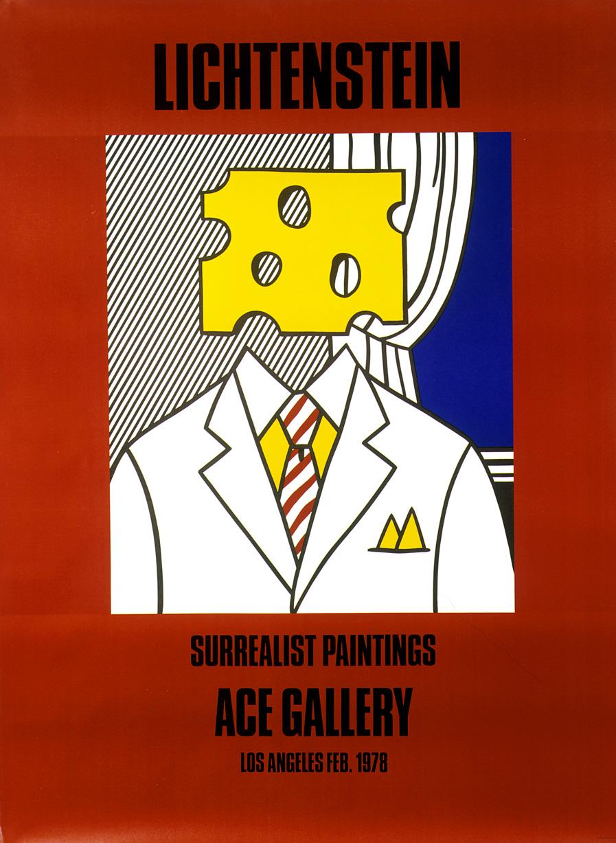 Roy Lichtenstein Abstract Print - "Lichtenstein: Surrealist Paintings (Portrait, 1977)"