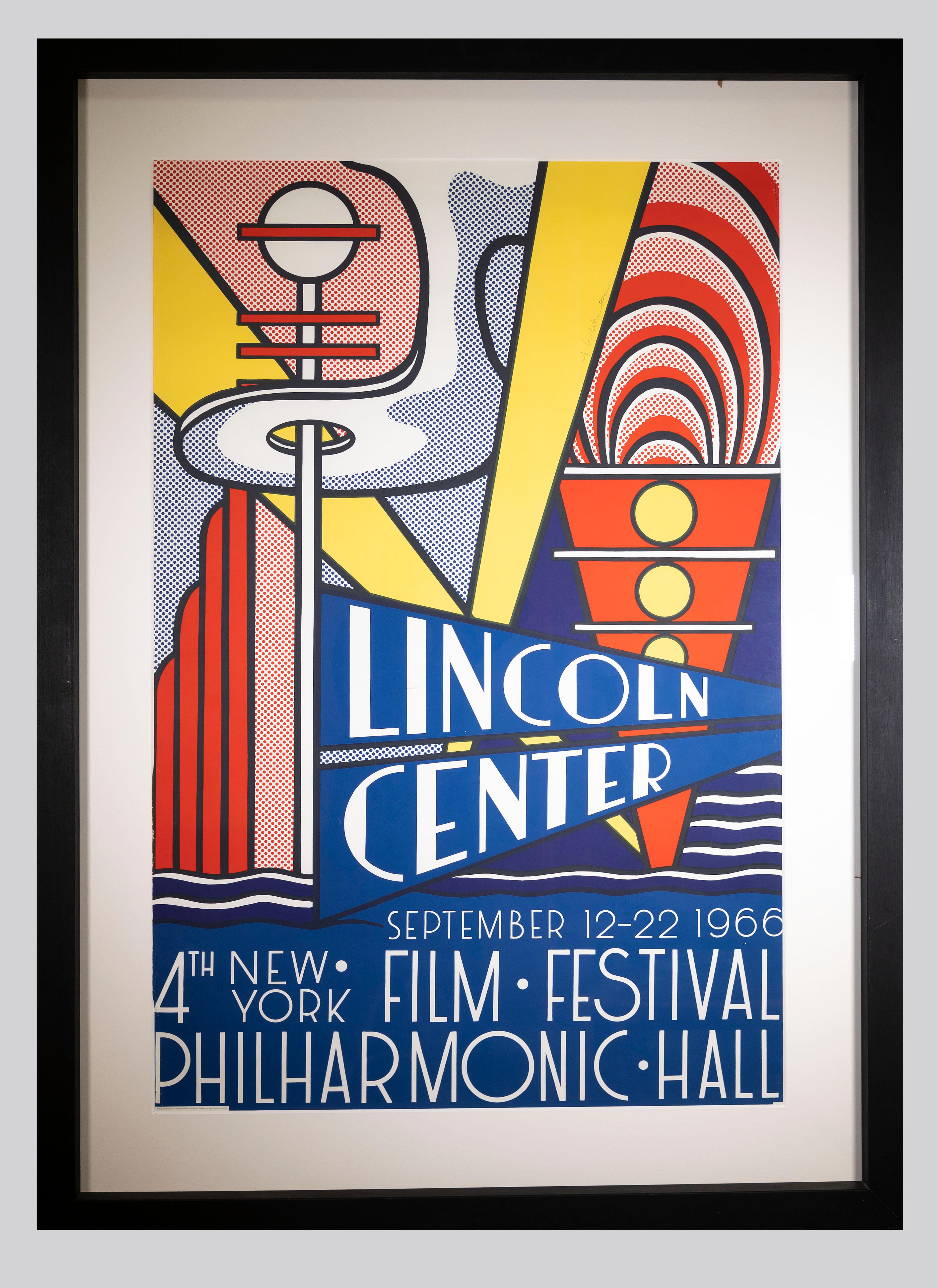 Poster Affiche Lincoln Center New York Affiche Poster Vintage Musique 1966 Art A 