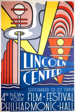 Lincoln Center - Vintage Poster with Signature - 1966