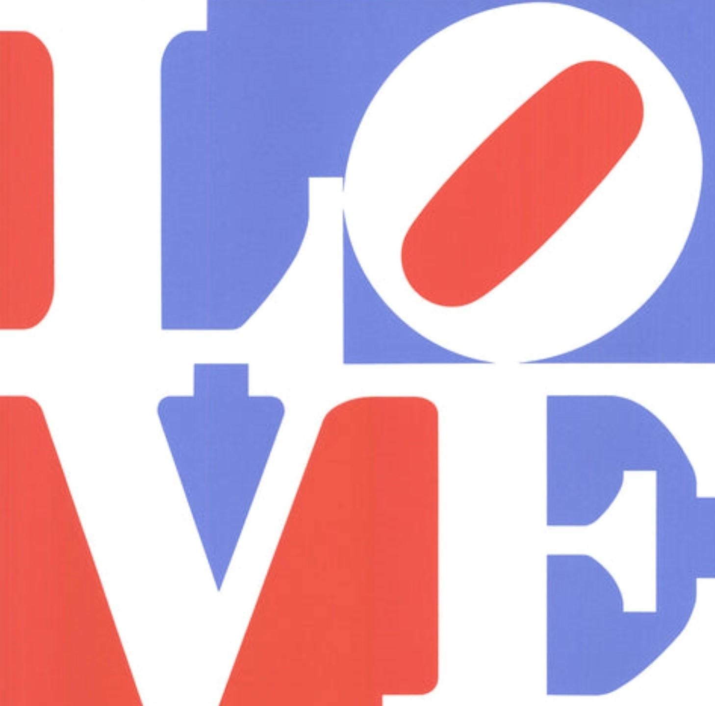 Love By Robert Indiana - Print by Roy Lichtenstein