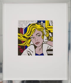 M-Maybe – ursprünglich signiertes Pop-Art-Siebdruckwerk von Roy Lichtenstein