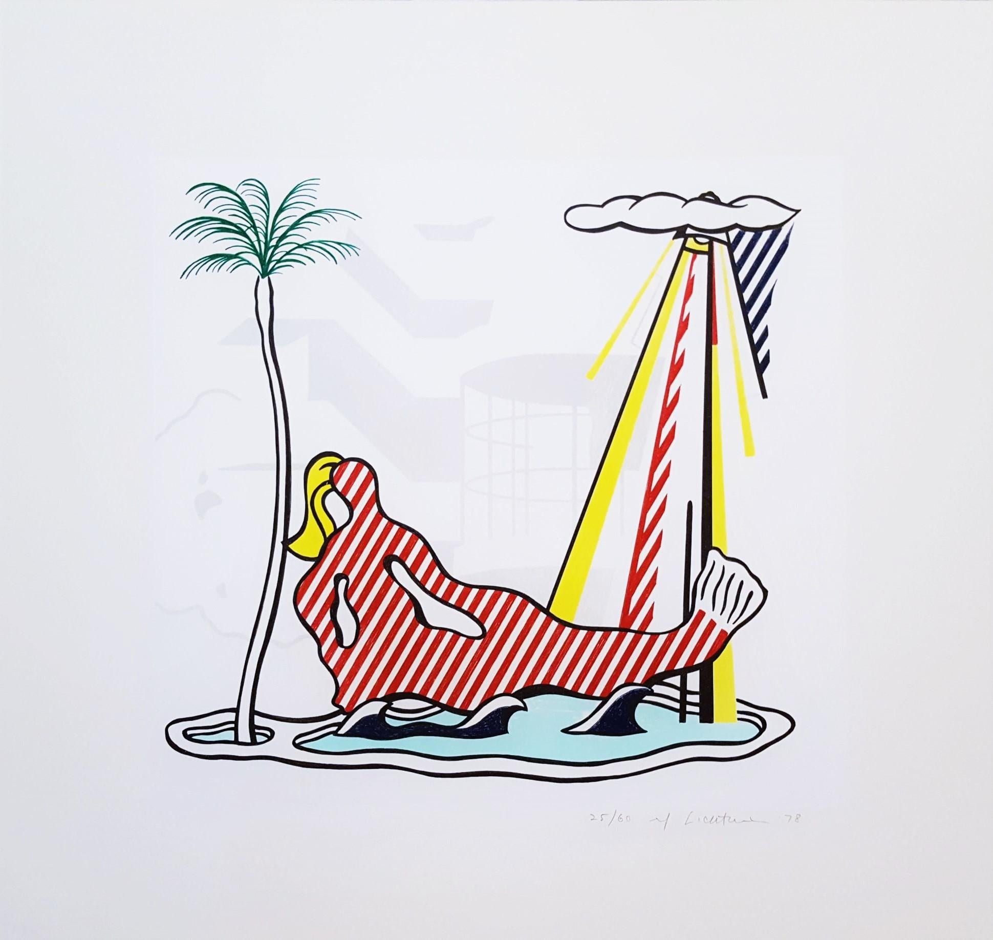 Meerjungfrau – Print von Roy Lichtenstein