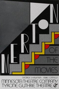 Merton of the Movies - Screen Print on Silver Foil - 1968
