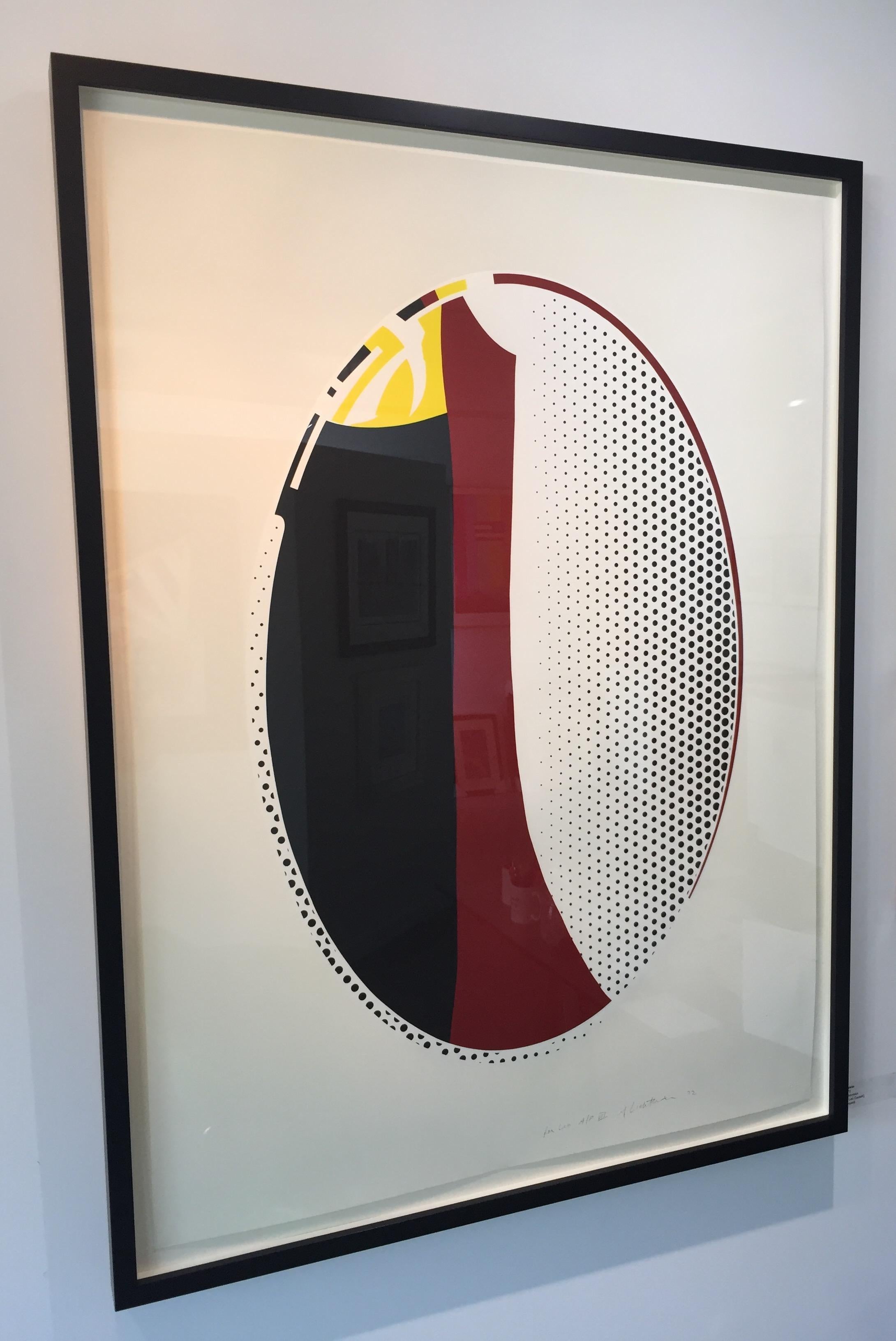 Spiegel-Spiegel #6 (aus der Spiegelserie), 1972 – Print von Roy Lichtenstein