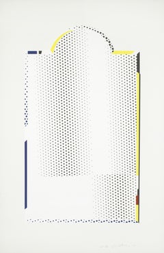 Retro Mirror -- Lithograph, Screen Print, Everyday Object, Pop Art by Roy Lichtenstein