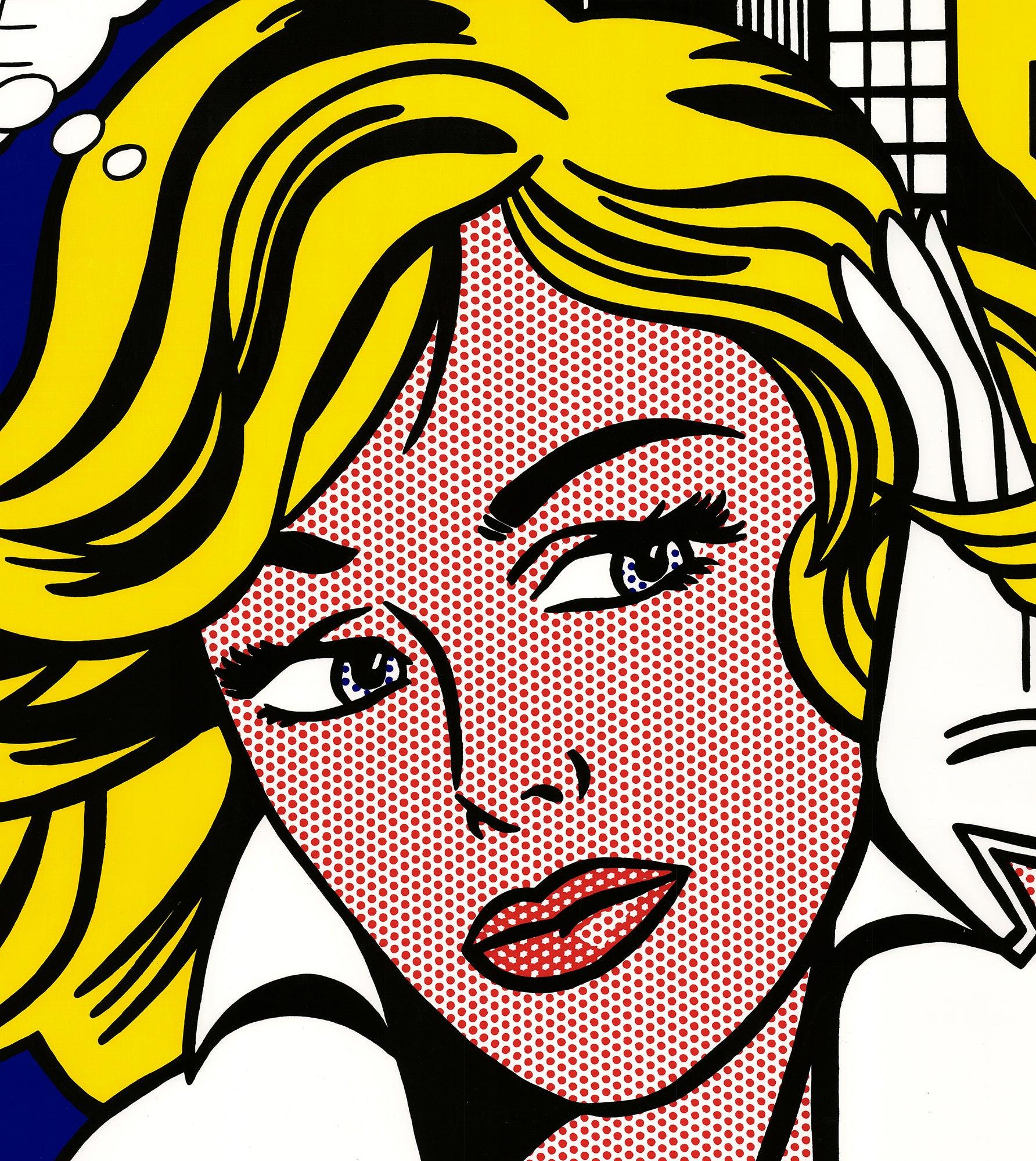 Roy Lichtenstein M...Maybe-Serigraph Pop Art Vintage For Sale 2