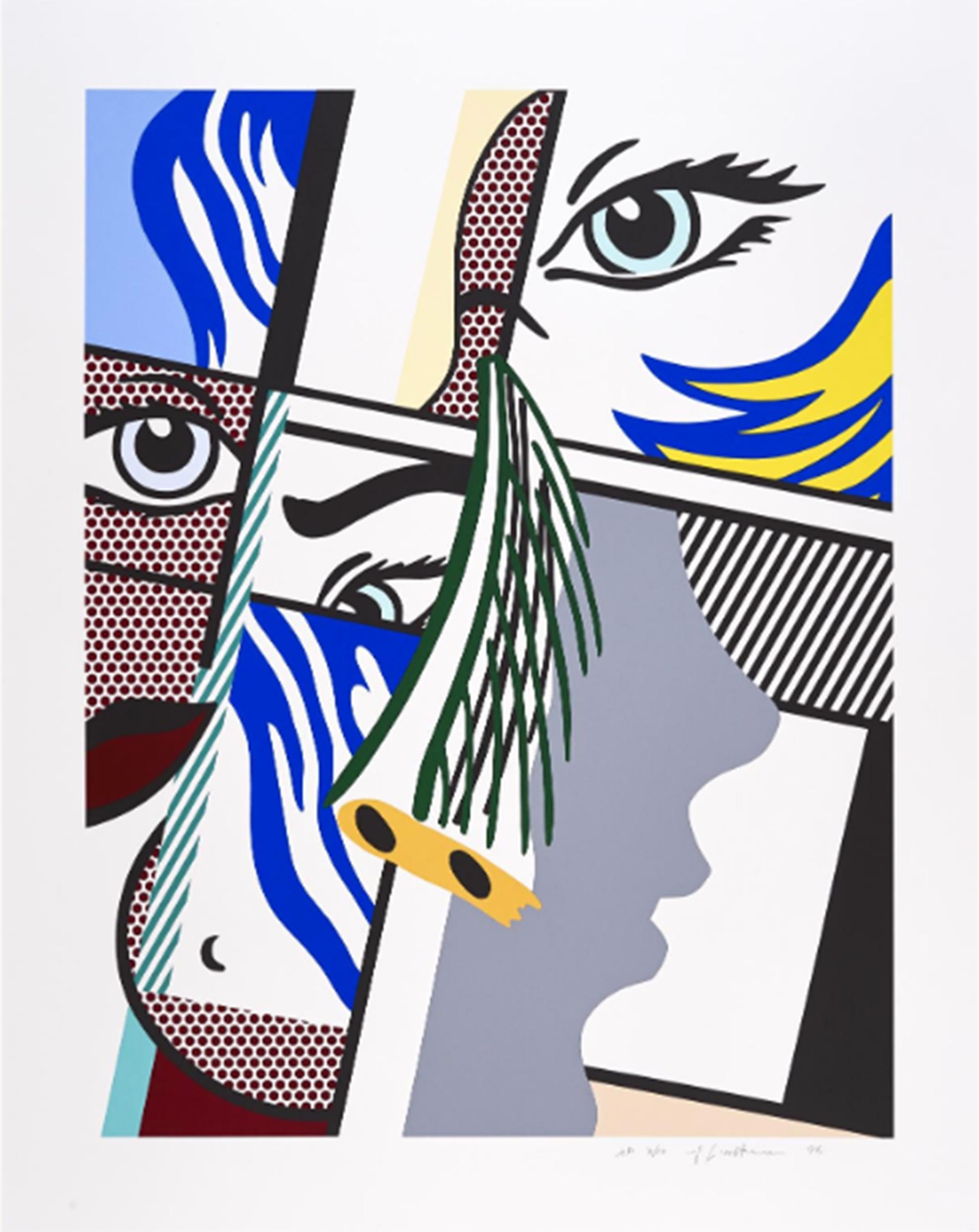 Roy Lichtenstein Abstract Print - Modern Art II