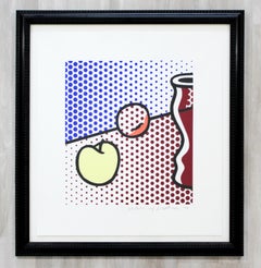 Modern Framed Litho Still Life with Red Jar By Roy Lichtenstein 1994 28/250