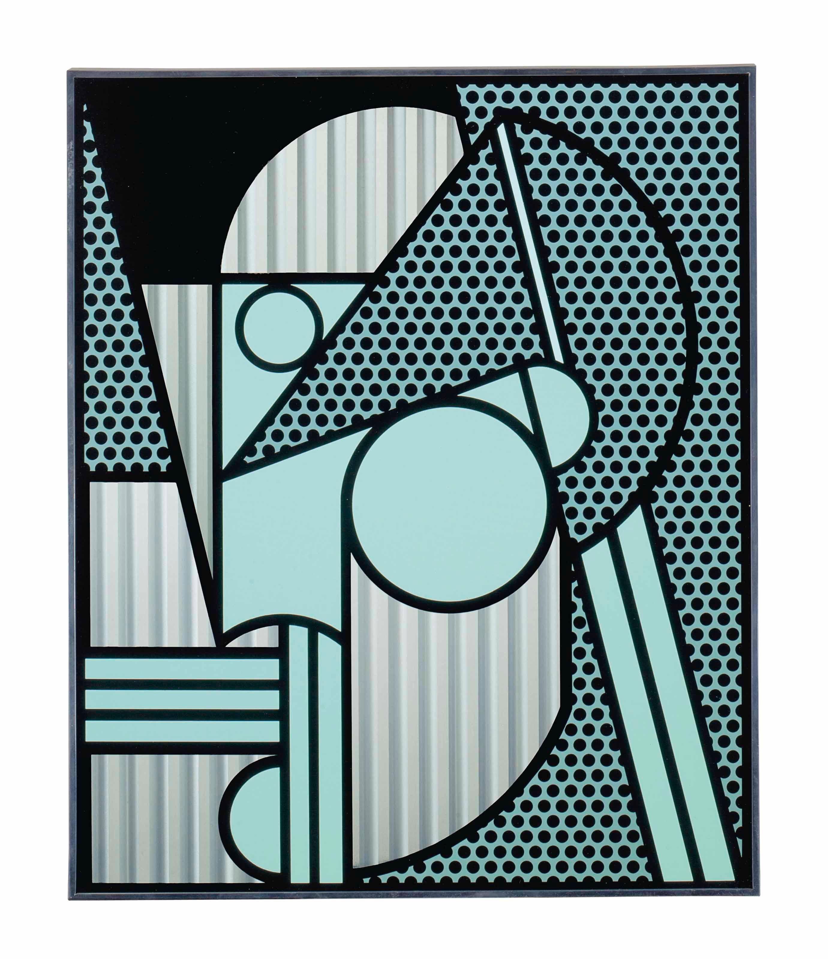 Roy Lichtenstein Abstract Print - Modern Head #4