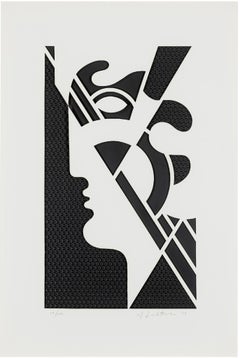 Modern Head #5 Hand Signed Roy Lichtenstein Pop Art Edition of 100