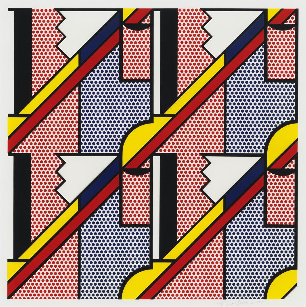 roy lichtenstein modern print
