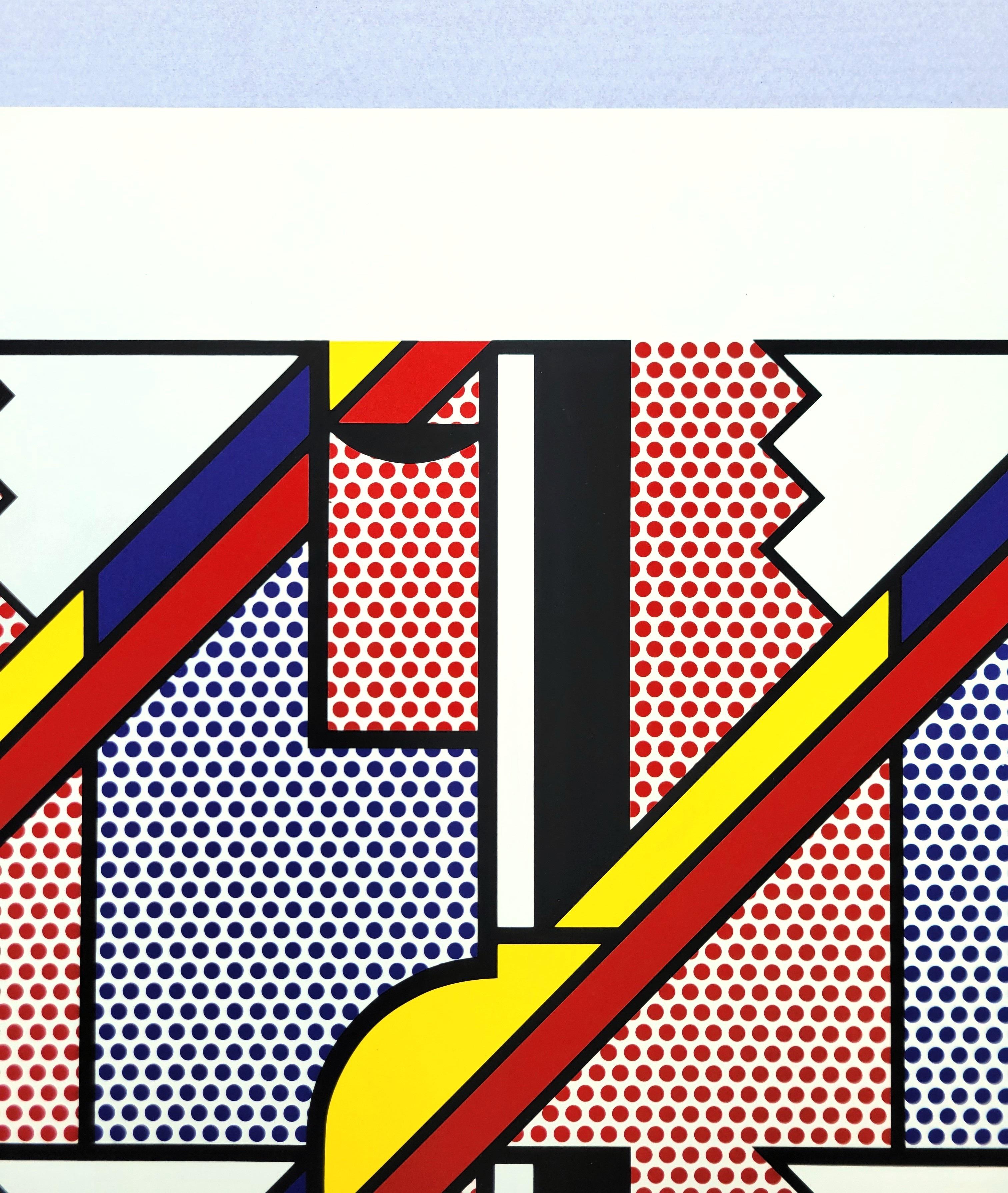 Moderner Druck /// Roy Lichtenstein Pop Art Abstrakt Geometrisch MoMA Gemini G.E.L. im Angebot 9